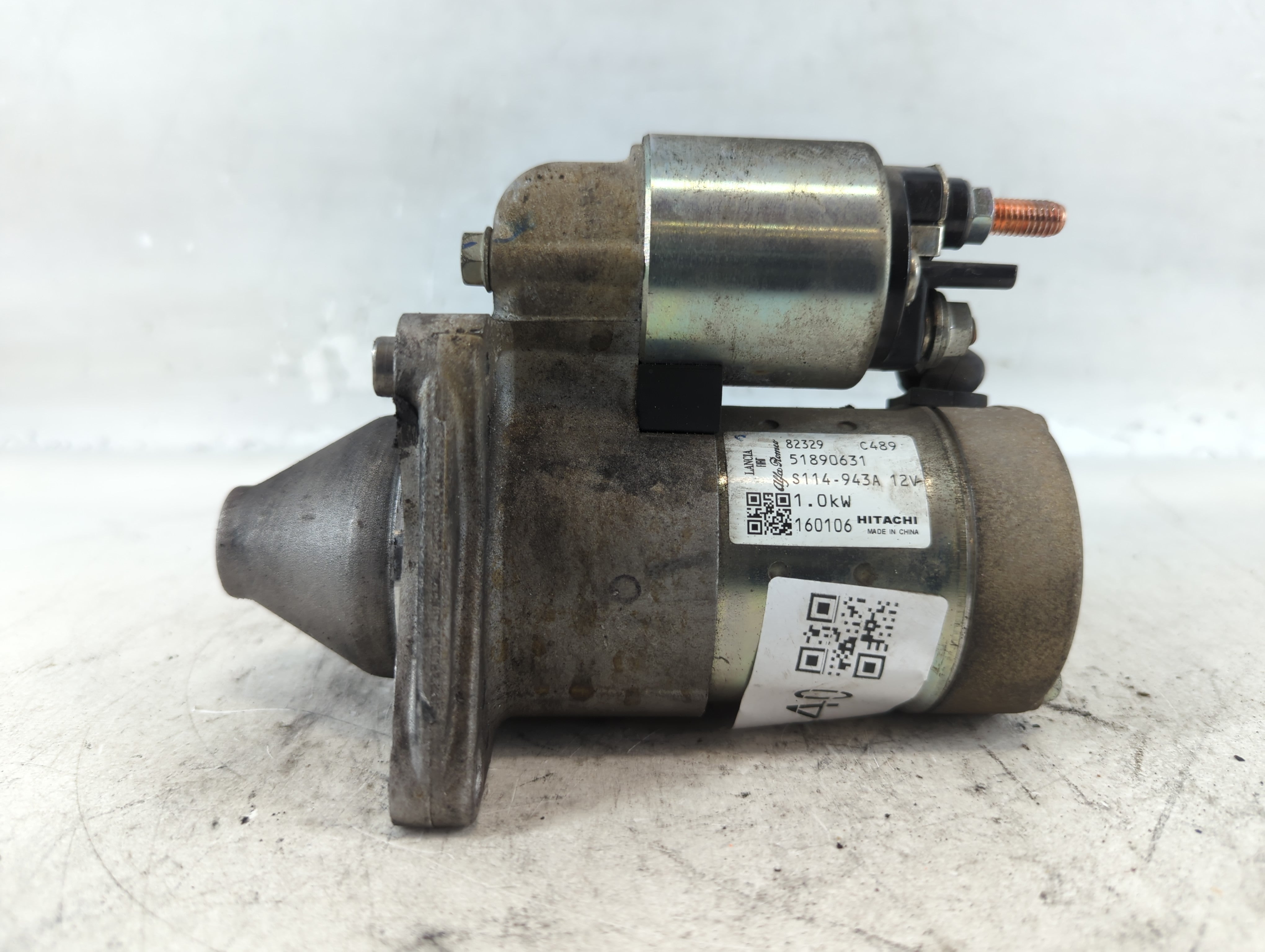 2014-2017 Fiat 500 Car Starter Motor Solenoid OEM P/N:S114-943A 51890631 Fits Fits 2014 2015 2016 2017 2018 OEM Used Auto Parts - Oemusedautoparts1.com