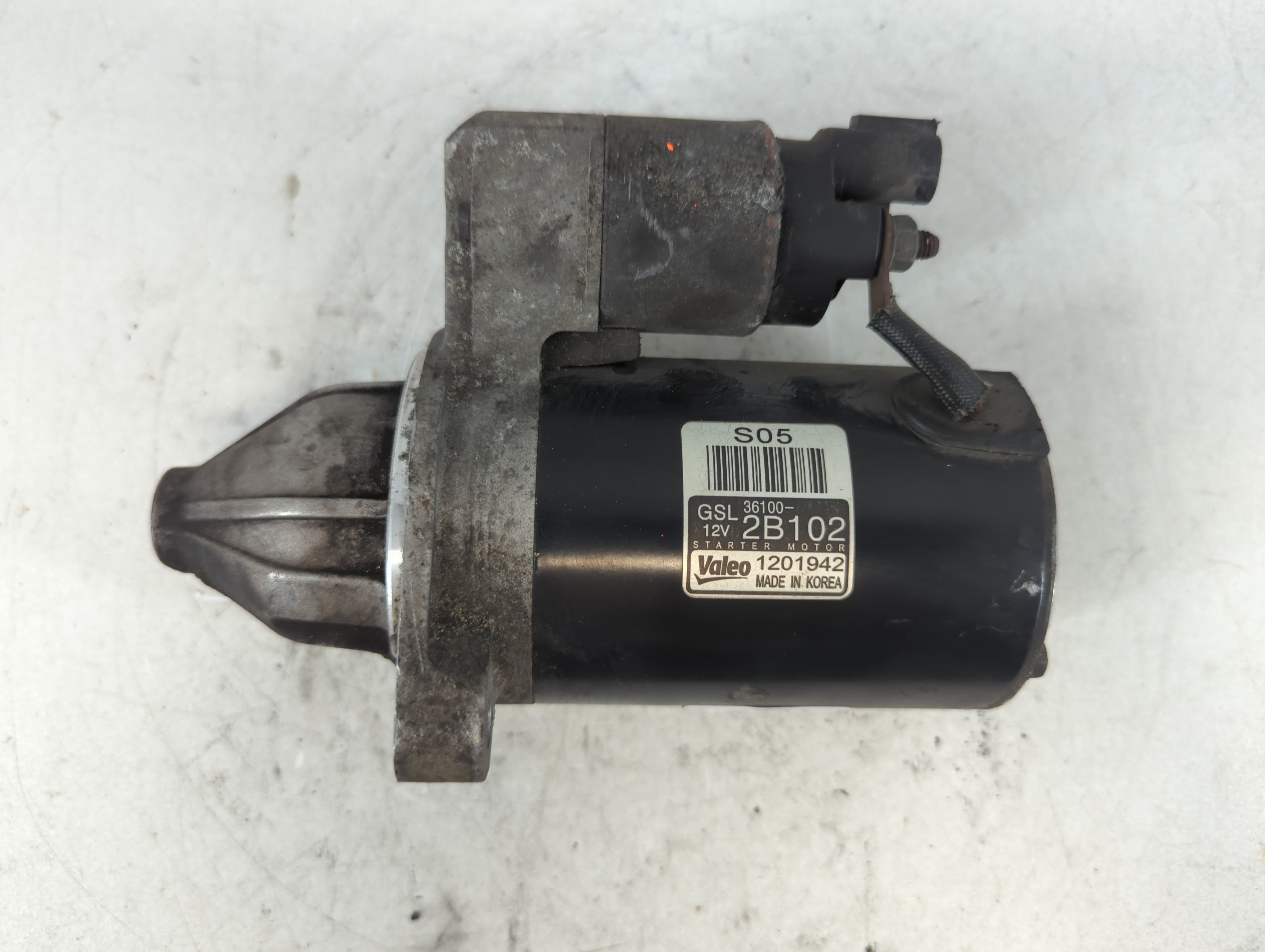2013-2017 Hyundai Veloster Car Starter Motor Solenoid OEM P/N:36100-2B102 GSL Fits Fits 2012 2013 2014 2015 2016 2017 OEM Used Auto Parts - Oemusedautoparts1.com