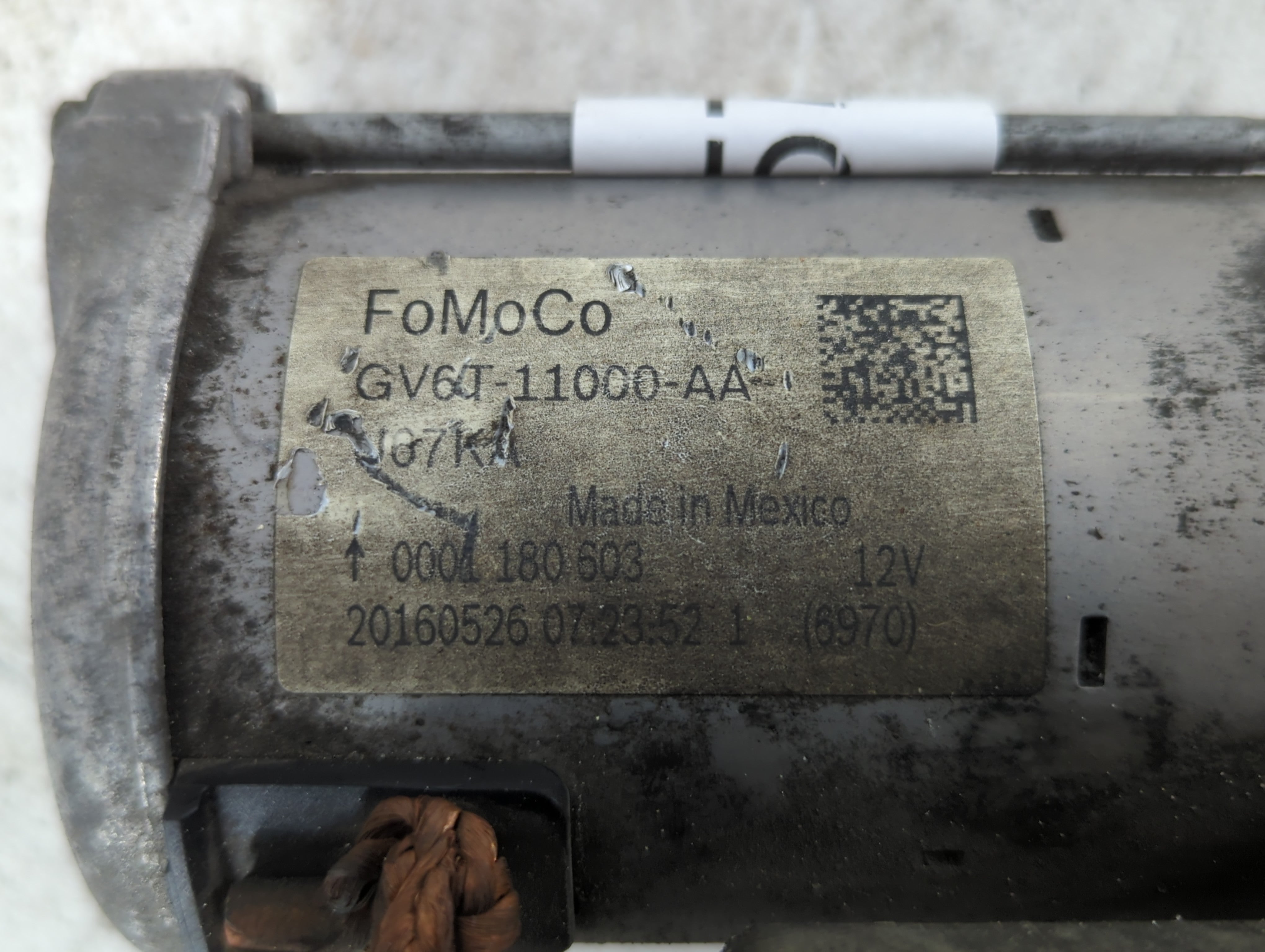 2017-2019 Ford Escape Car Starter Motor Solenoid OEM P/N:GV6T-11000-AA Fits Fits 2017 2018 2019 2020 2021 2022 OEM Used Auto Parts - Oemusedautoparts1.com