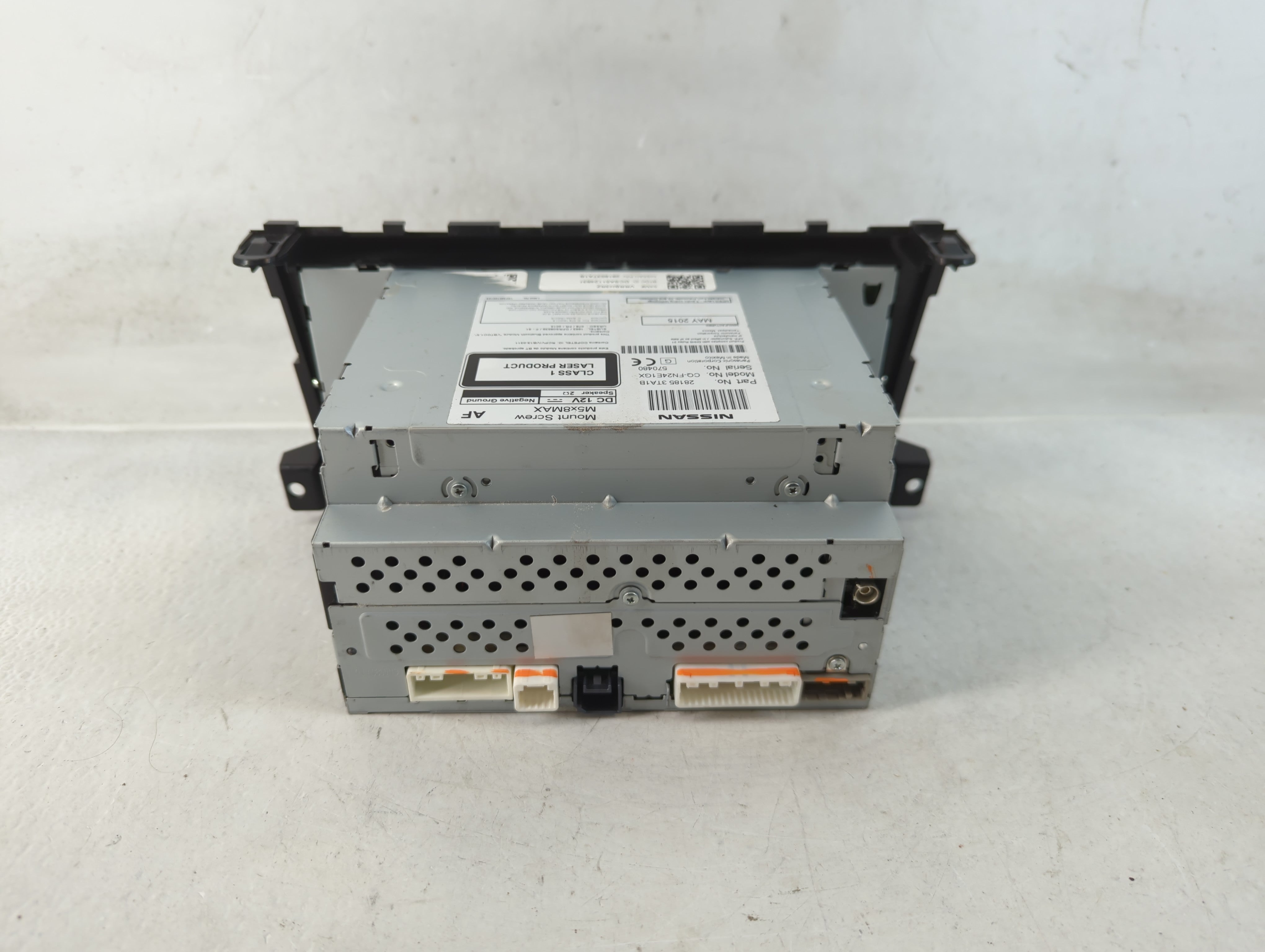 2013-2015 Nissan Altima Radio AM FM Cd Player Receiver Replacement P/N:28185 3TA1B Fits Fits 2013 2014 2015 OEM Used Auto Parts - Oemusedautoparts1.com