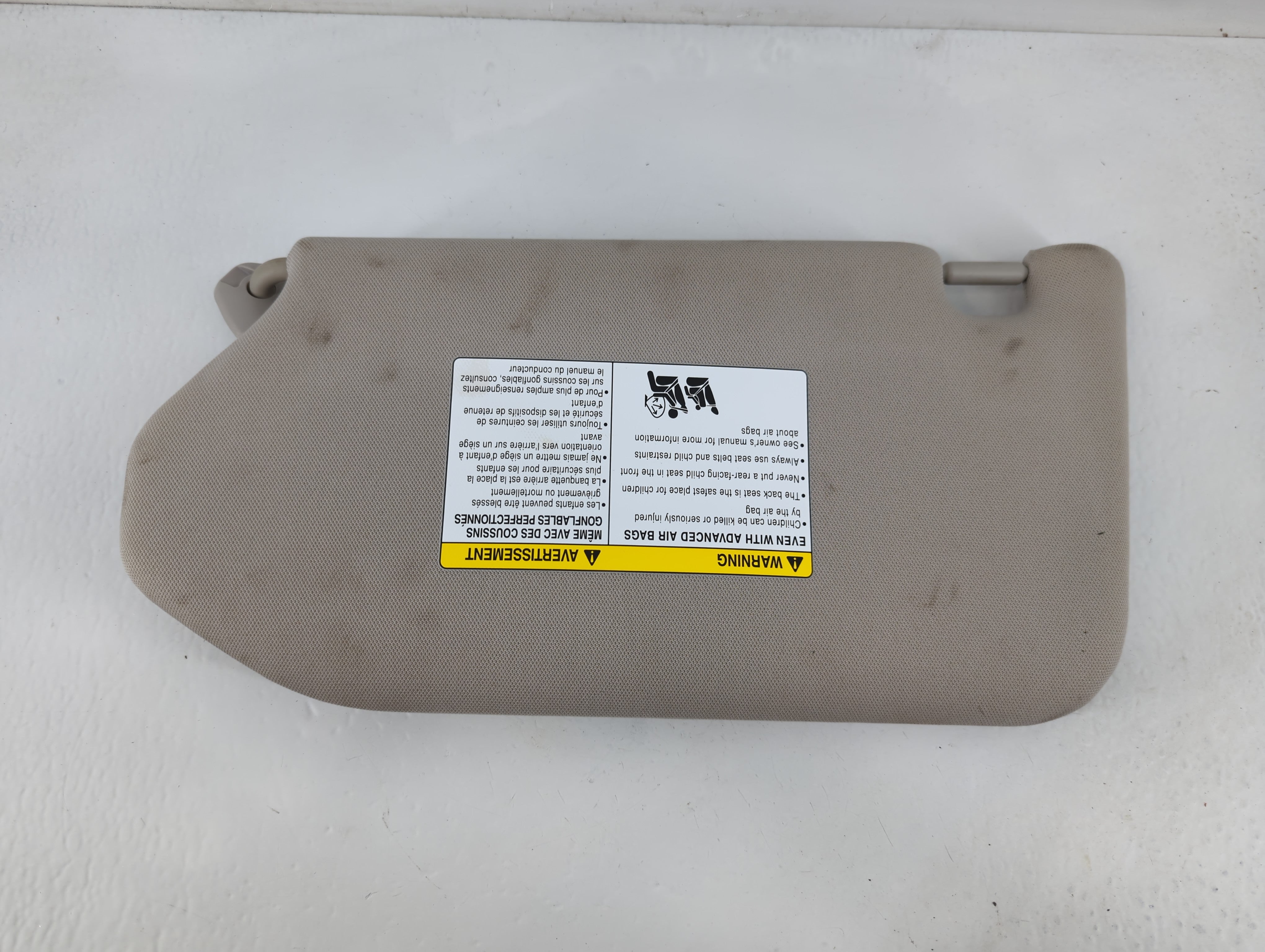 2019-2020 Infiniti Qx60 Sun Visor Shade Replacement Passenger Right Mirror Fits Fits 2019 2020 OEM Used Auto Parts - Oemusedautoparts1.com