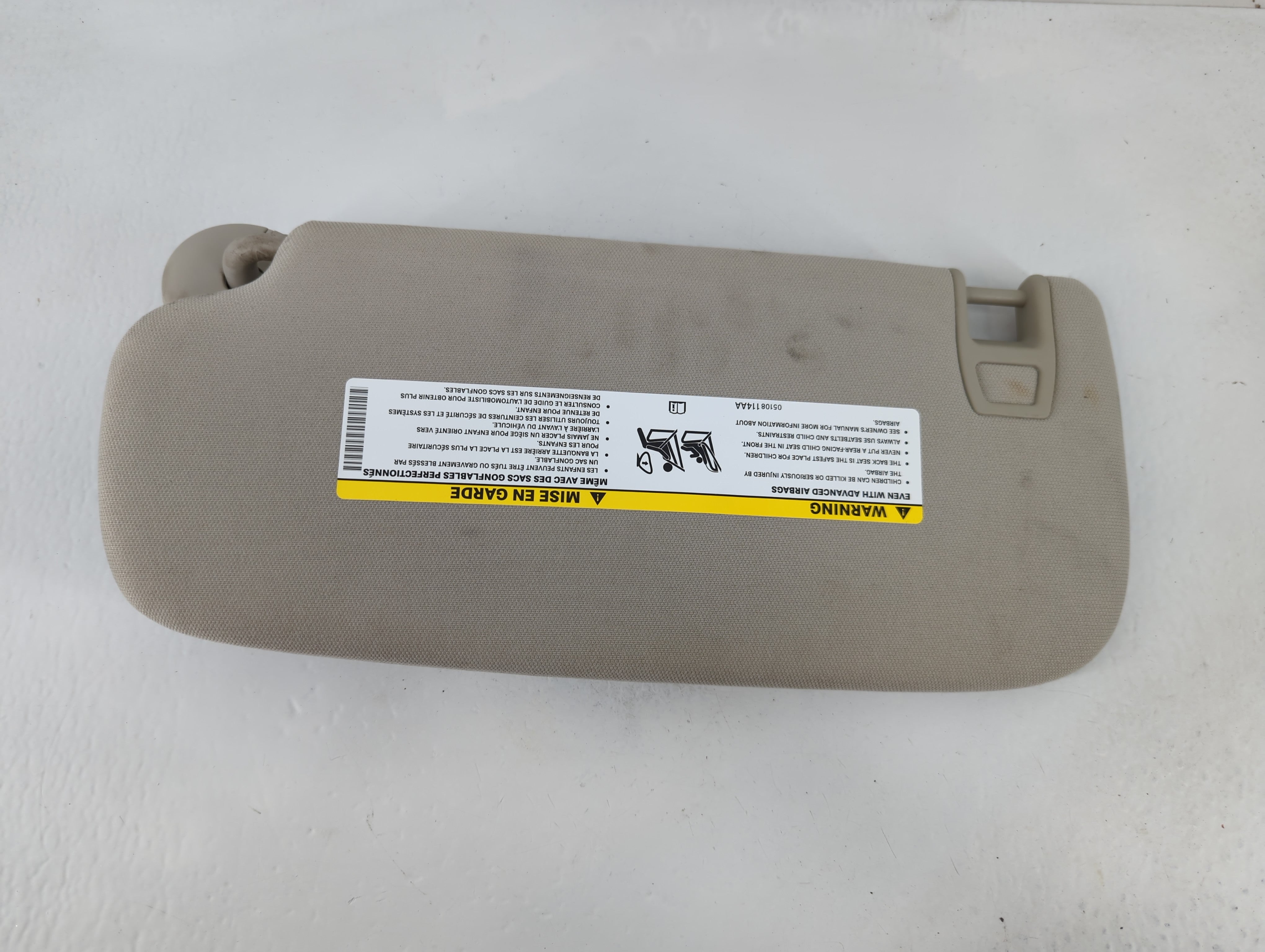 2011-2022 Dodge Durango Sun Visor Shade Replacement Passenger Right Mirror Fits OEM Used Auto Parts - Oemusedautoparts1.com