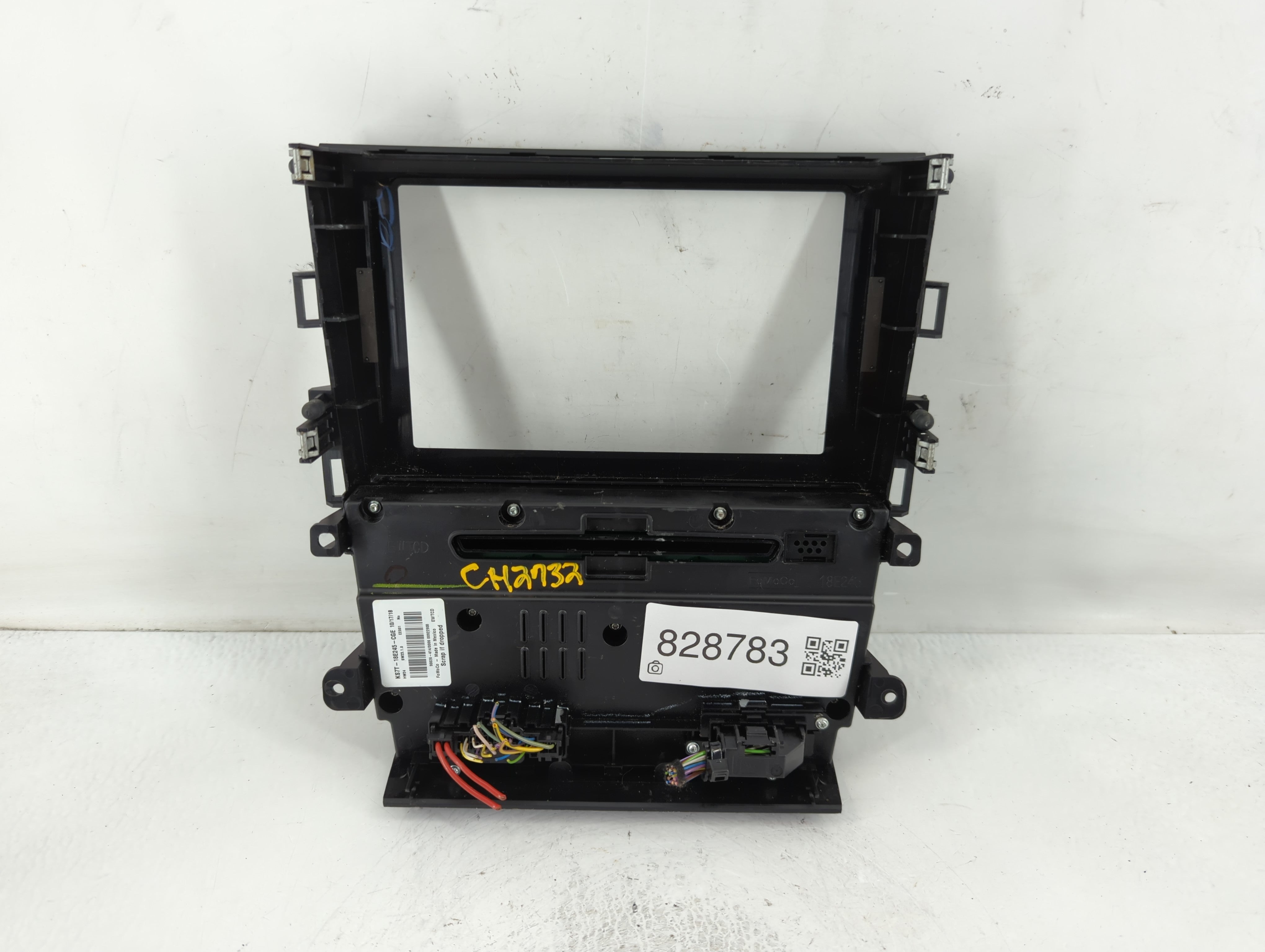 2019-2020 Ford Fusion Radio AM FM Cd Player Receiver Replacement P/N:KS7T-18E245-CGE Fits Fits 2019 2020 OEM Used Auto Parts - Oemusedautoparts1.com