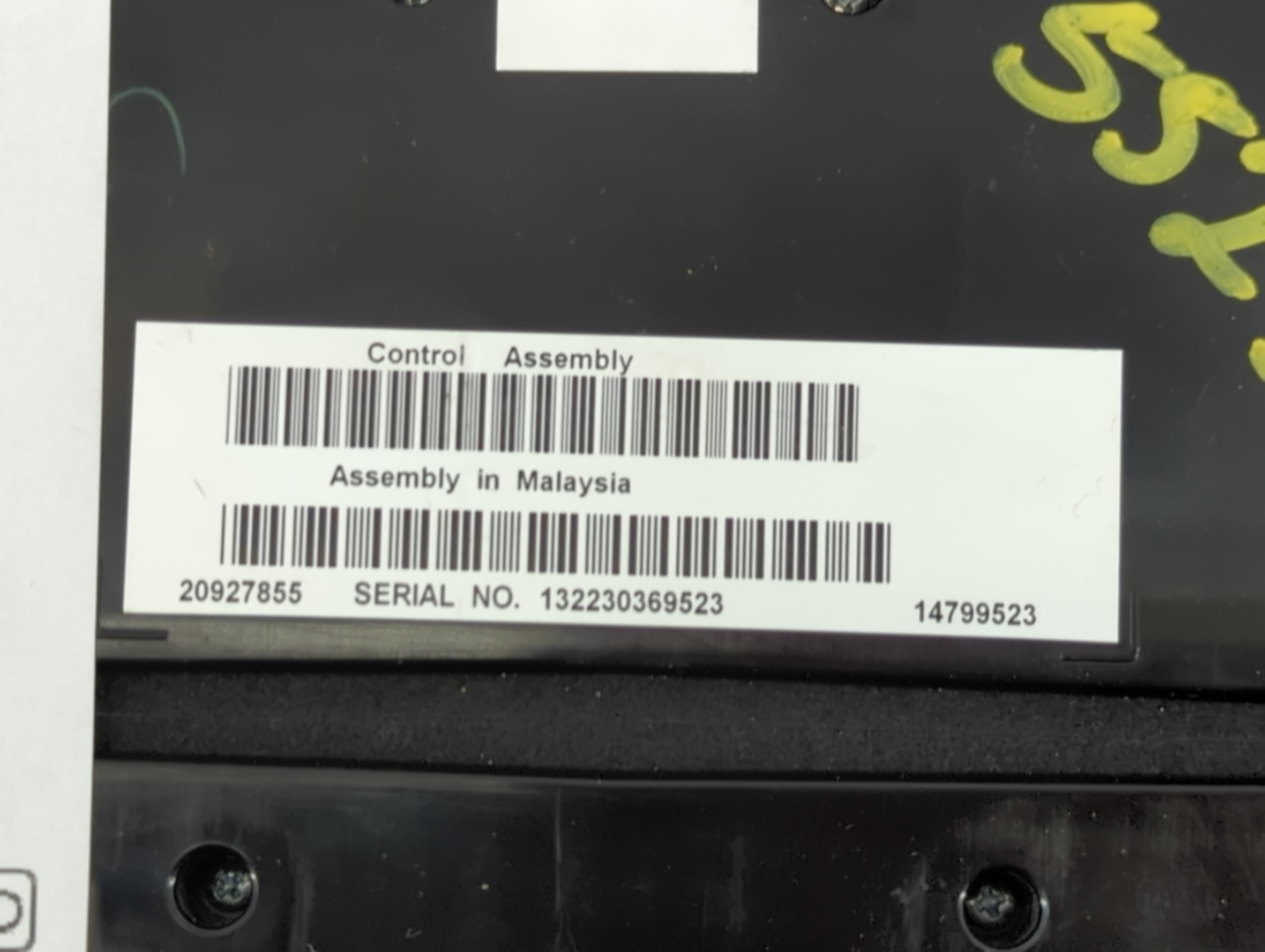 2011-2012 Cadillac Srx Radio AM FM Cd Player Receiver Replacement P/N:20927855 Fits Fits 2011 2012 OEM Used Auto Parts - Oemusedautoparts1.com