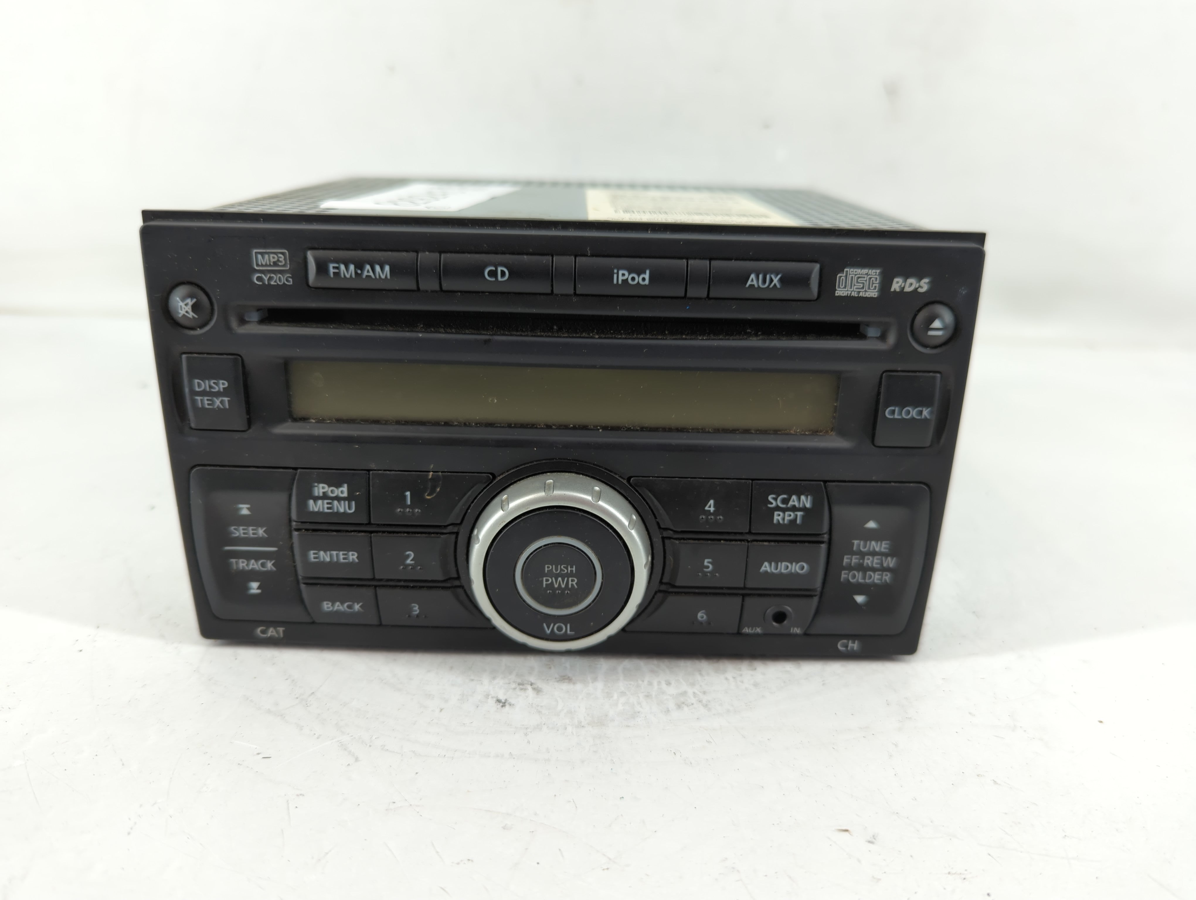 2012-2013 Nissan Versa Radio AM FM Cd Player Receiver Replacement P/N:28185 3AN1A Fits Fits 2012 2013 OEM Used Auto Parts - Oemusedautoparts1.com