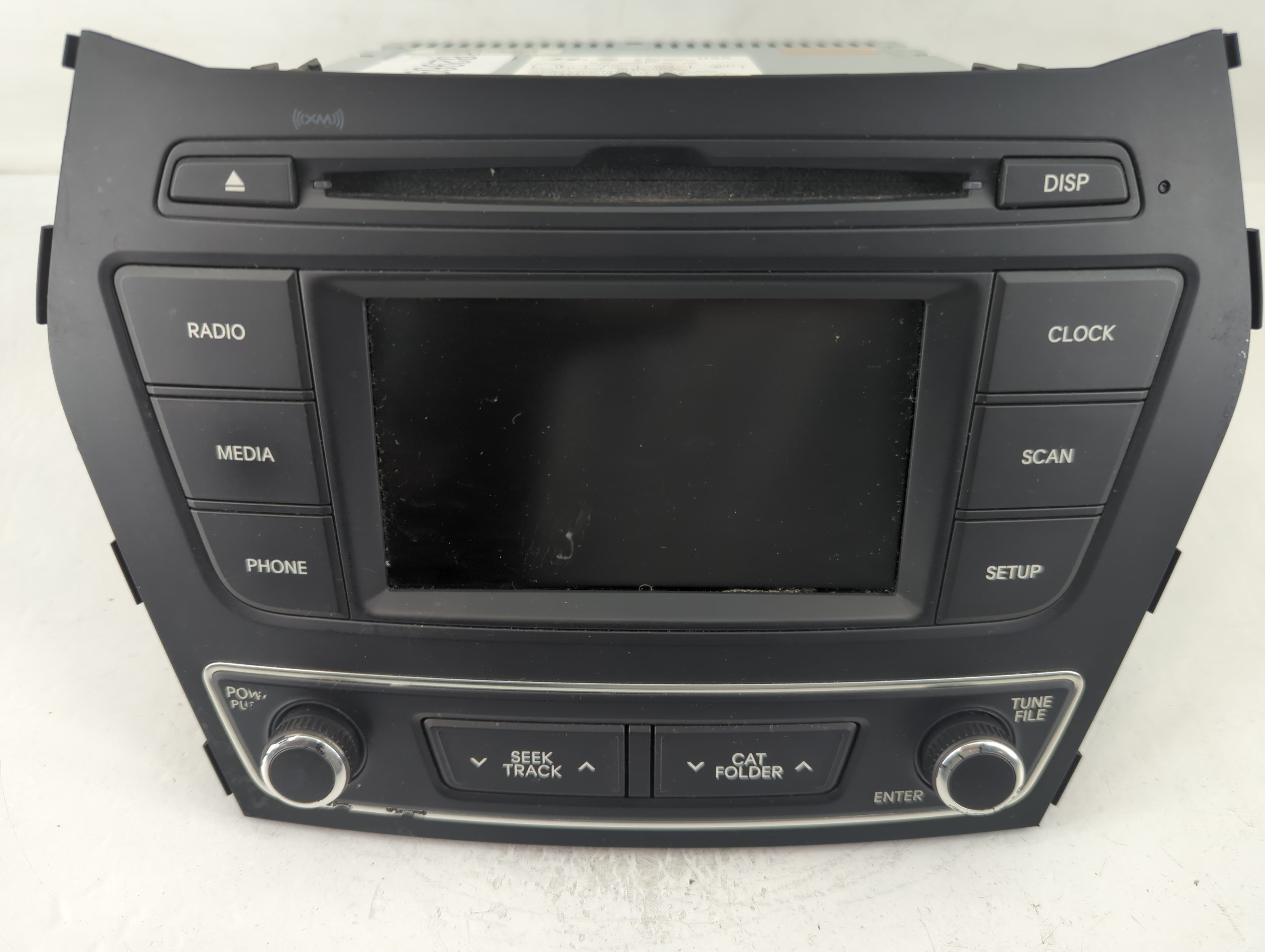2017-2018 Hyundai Santa Fe Radio AM FM Cd Player Receiver Replacement P/N:961804Z6004X Fits Fits 2017 2018 OEM Used Auto Parts - Oemusedautoparts1.com