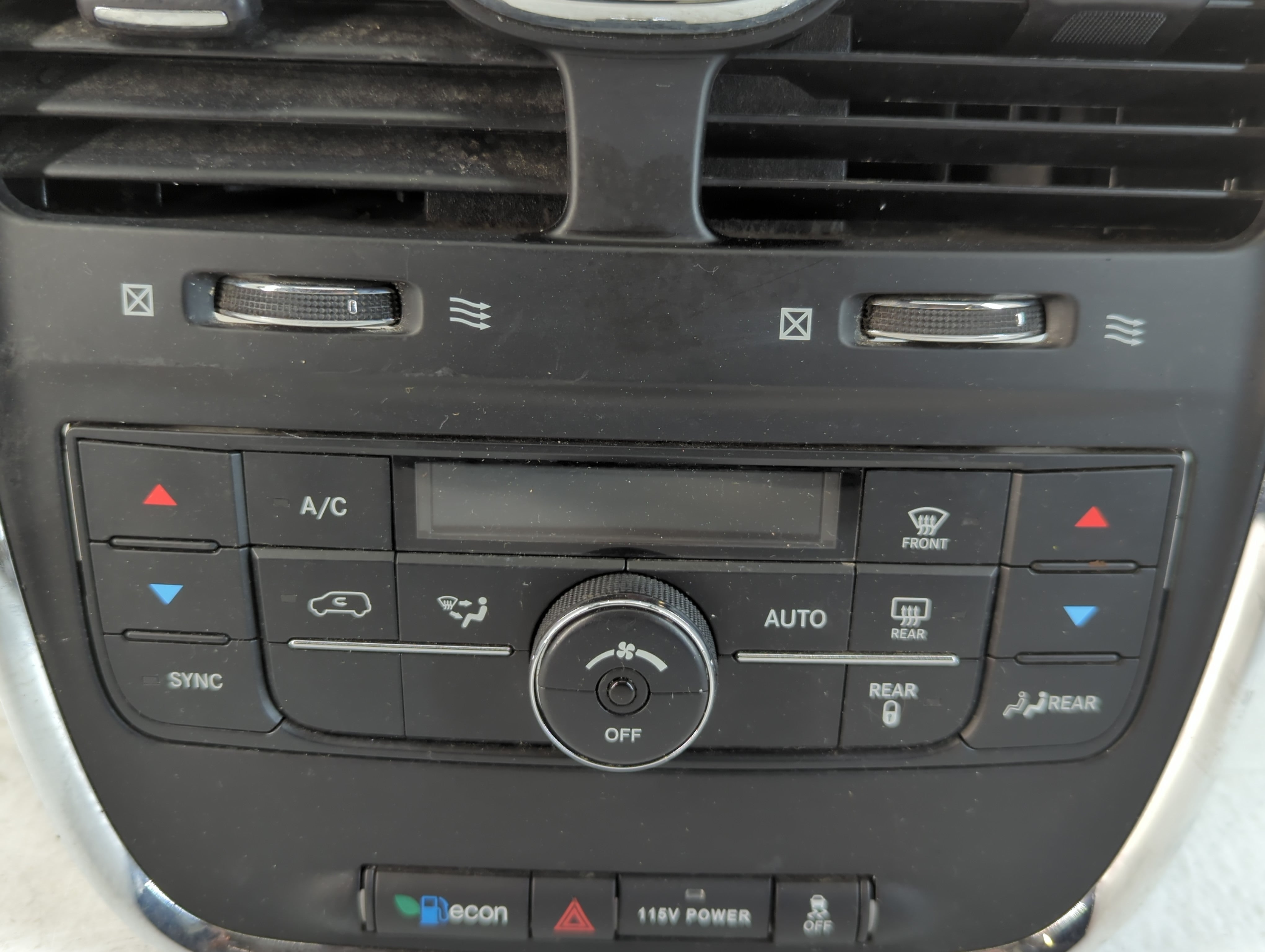 2011-2016 Chrysler Town & Country Climate Control Module Temperature AC/Heater Replacement P/N:55111236AF Fits OEM Used Auto Parts - Oemusedautoparts1.com
