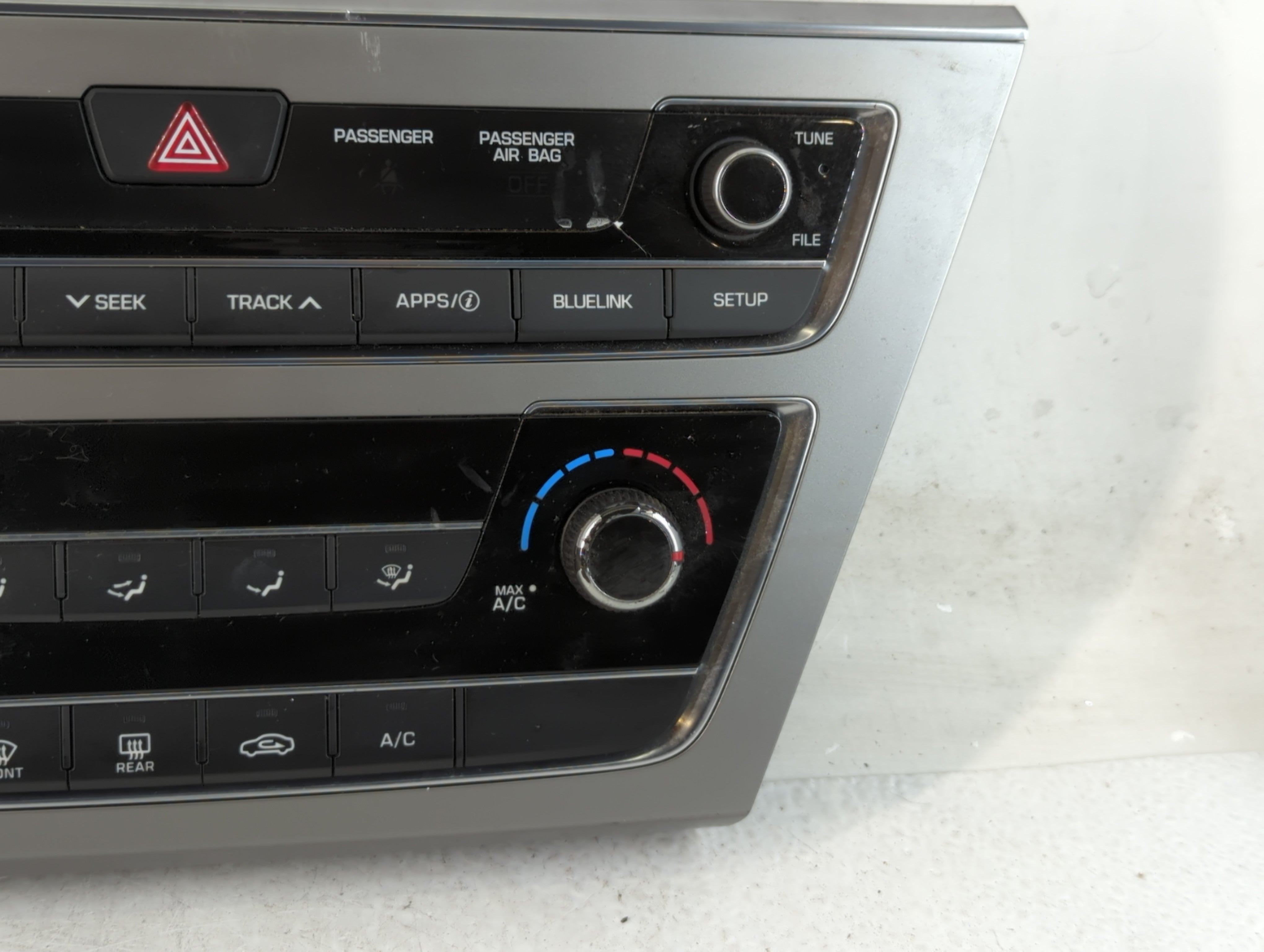 2015-2017 Hyundai Sonata Climate Control Module Temperature AC/Heater Replacement P/N:94510-C2530 Fits Fits 2015 2016 2017 OEM Used Auto Parts - Oemusedautoparts1.com