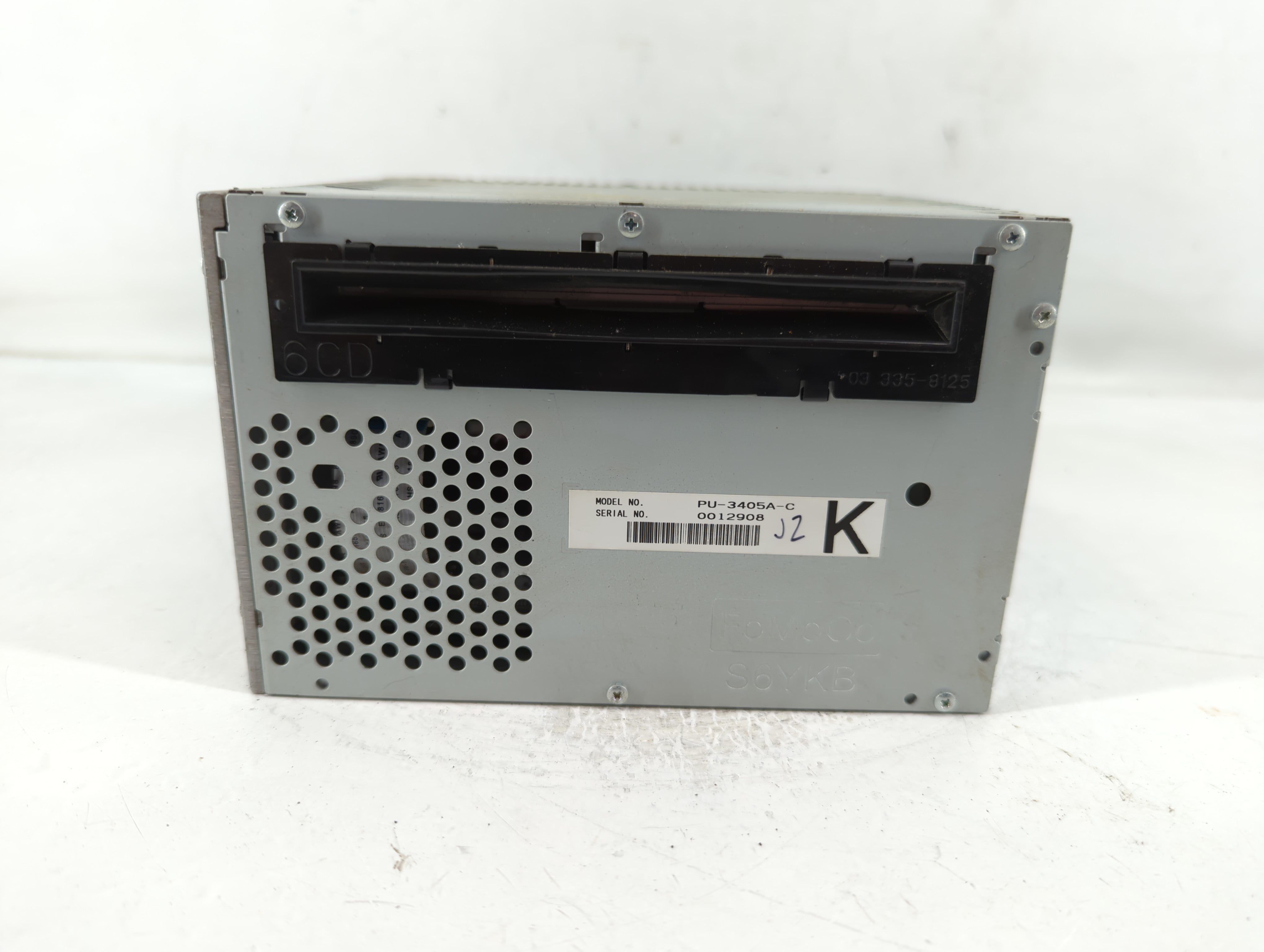 2012 Lincoln Mkz Radio AM FM Cd Player Receiver Replacement P/N:CH6T-19C158-AC CH6T-19C158-AB Fits OEM Used Auto Parts - Oemusedautoparts1.com