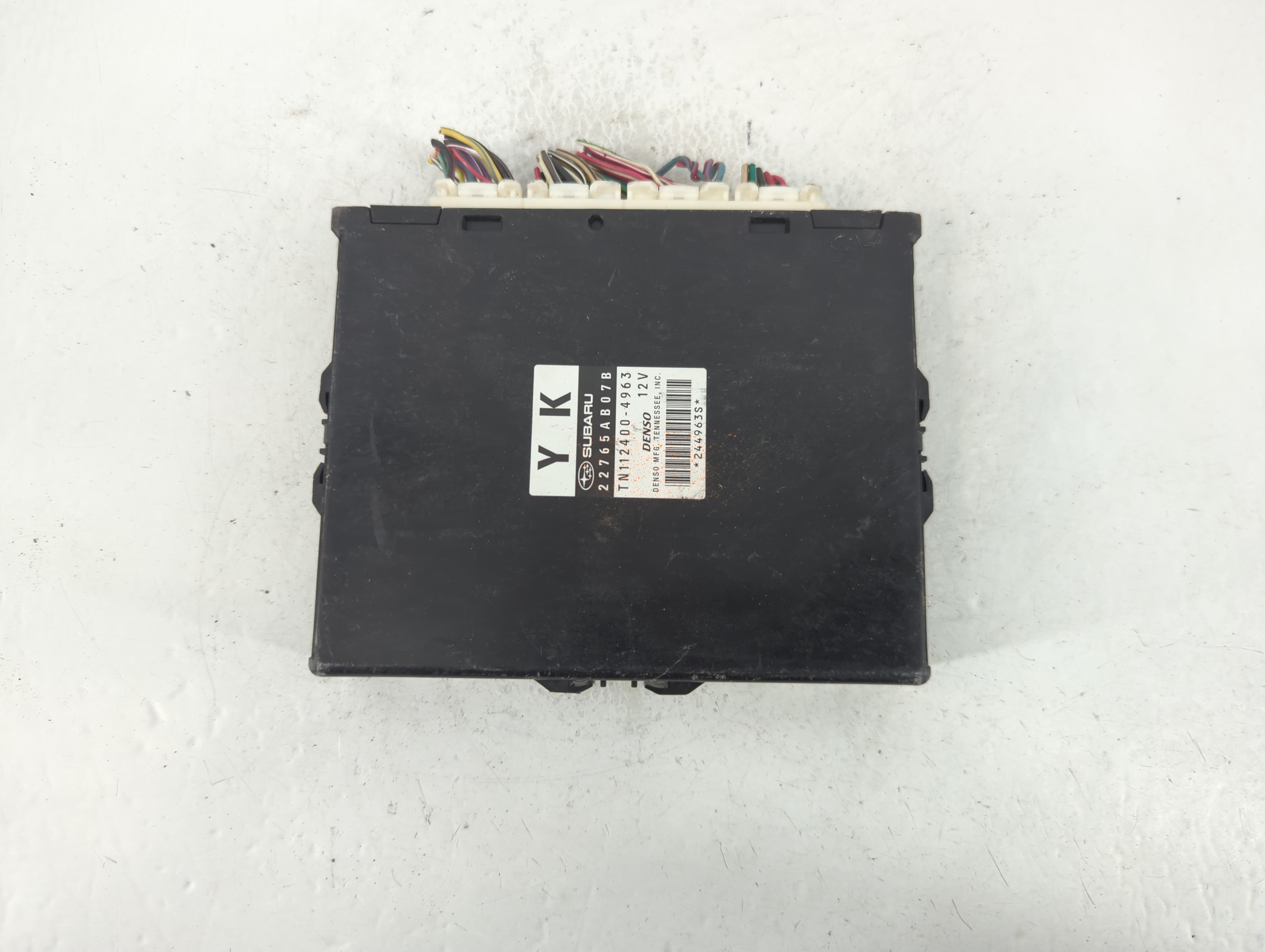 2011 Subaru Legacy PCM Engine Control Computer ECU ECM PCU OEM P/N:TN112400-4963 22765AB07B Fits OEM Used Auto Parts - Oemusedautoparts1.com