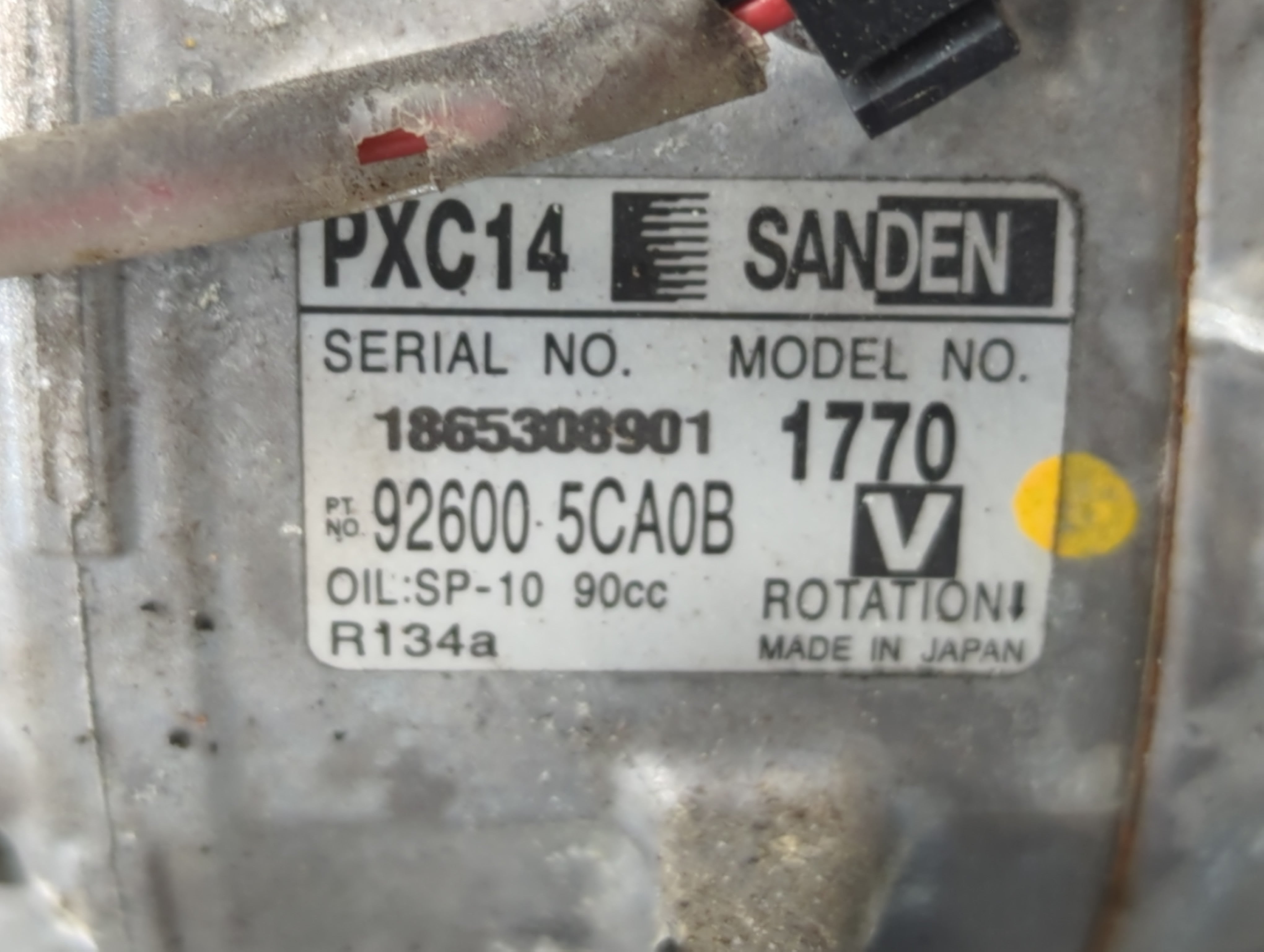 2016-2020 Infiniti Q50 Air Conditioning A/c Ac Compressor Oem - Oemusedautoparts1.com