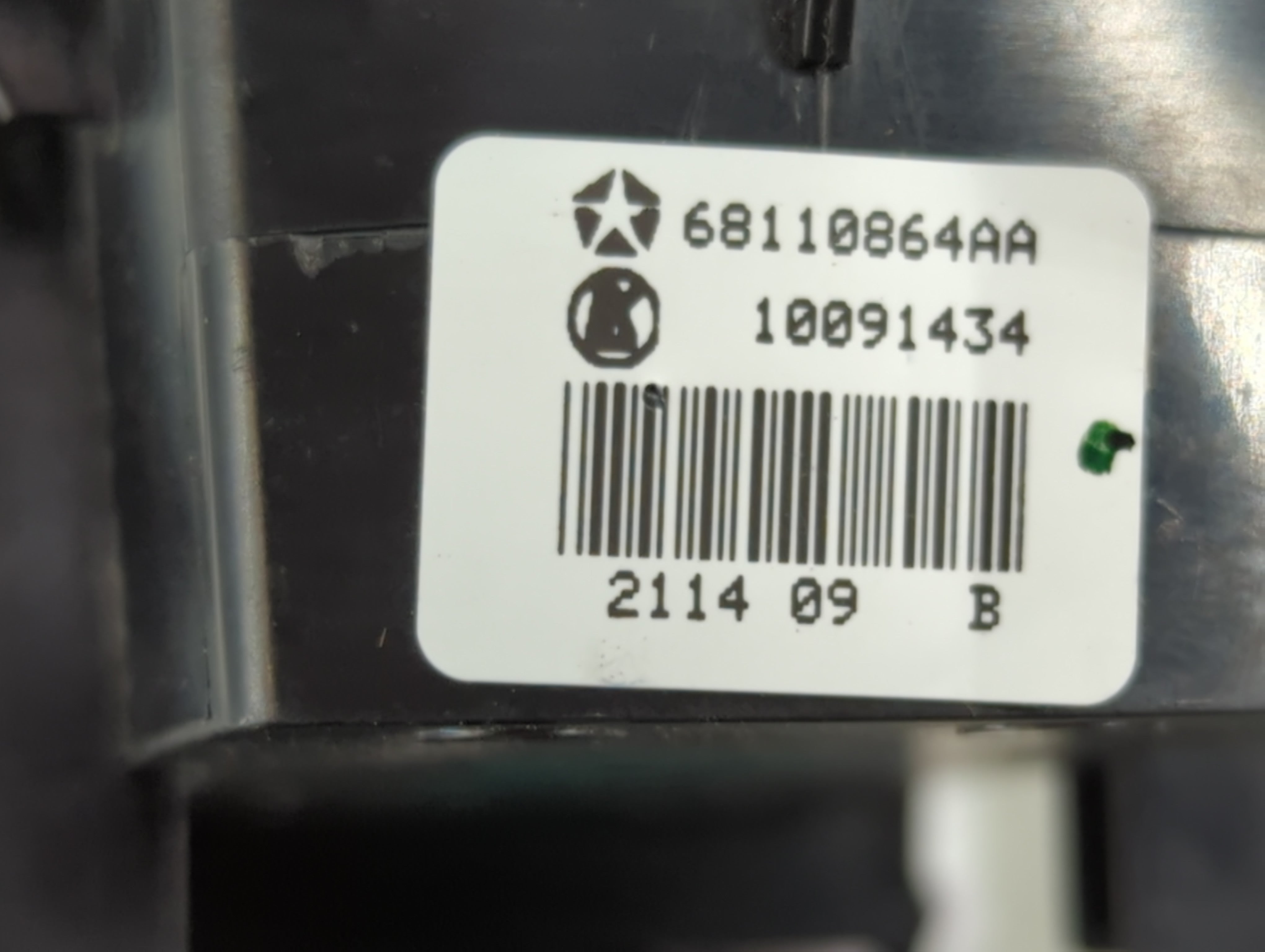 2012-2016 Chrysler Town & Country Master Power Window Switch Replacement Driver Side Left P/N:68110864AA Fits OEM Used Auto Parts - Oemusedautoparts1.com