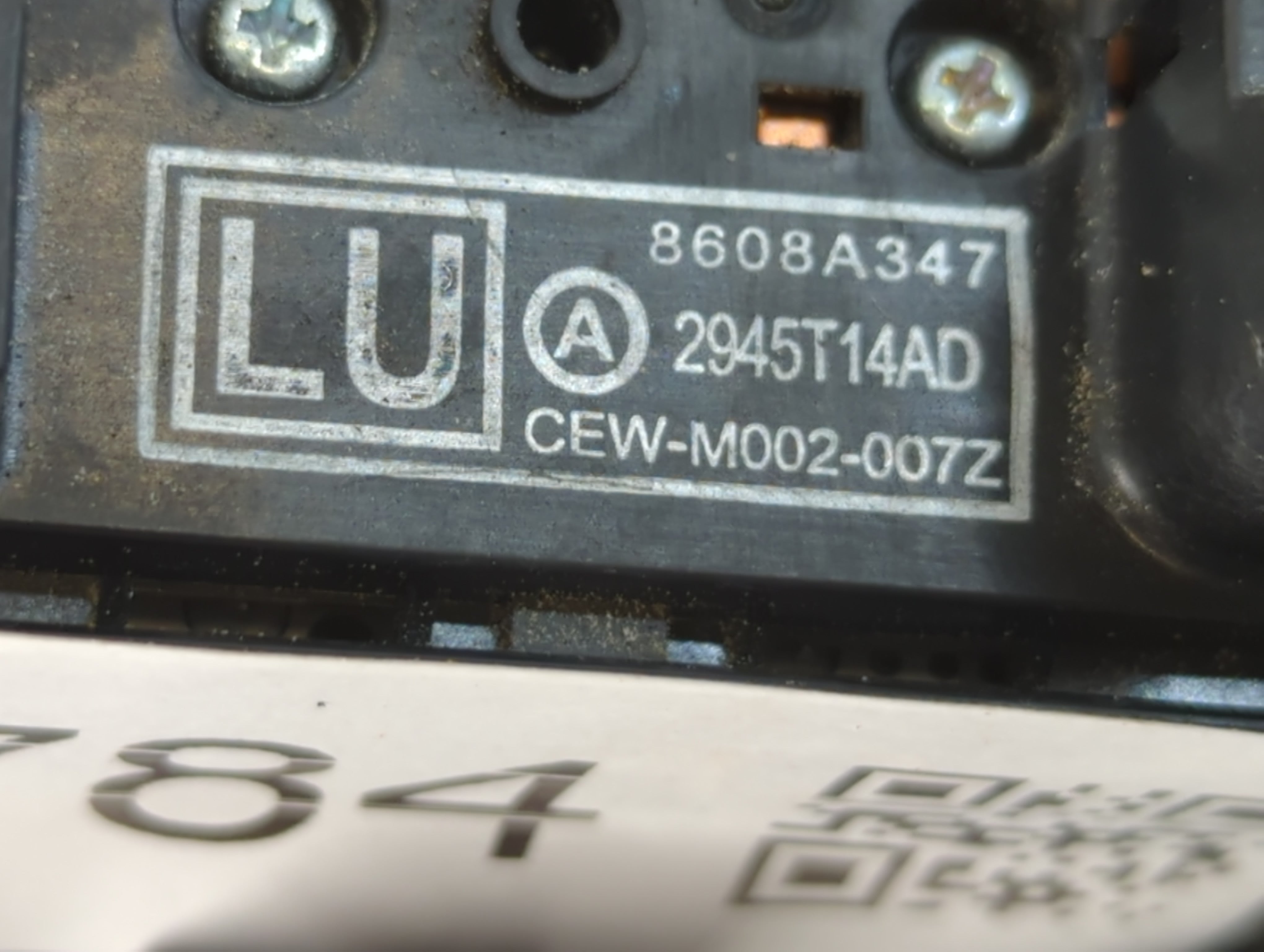 2016 Mitsubishi Outlander Master Power Window Switch Replacement Driver Side Left P/N:CEW-M002-007Z 8608A347 Fits OEM Used Auto Parts - Oemusedautoparts1.com