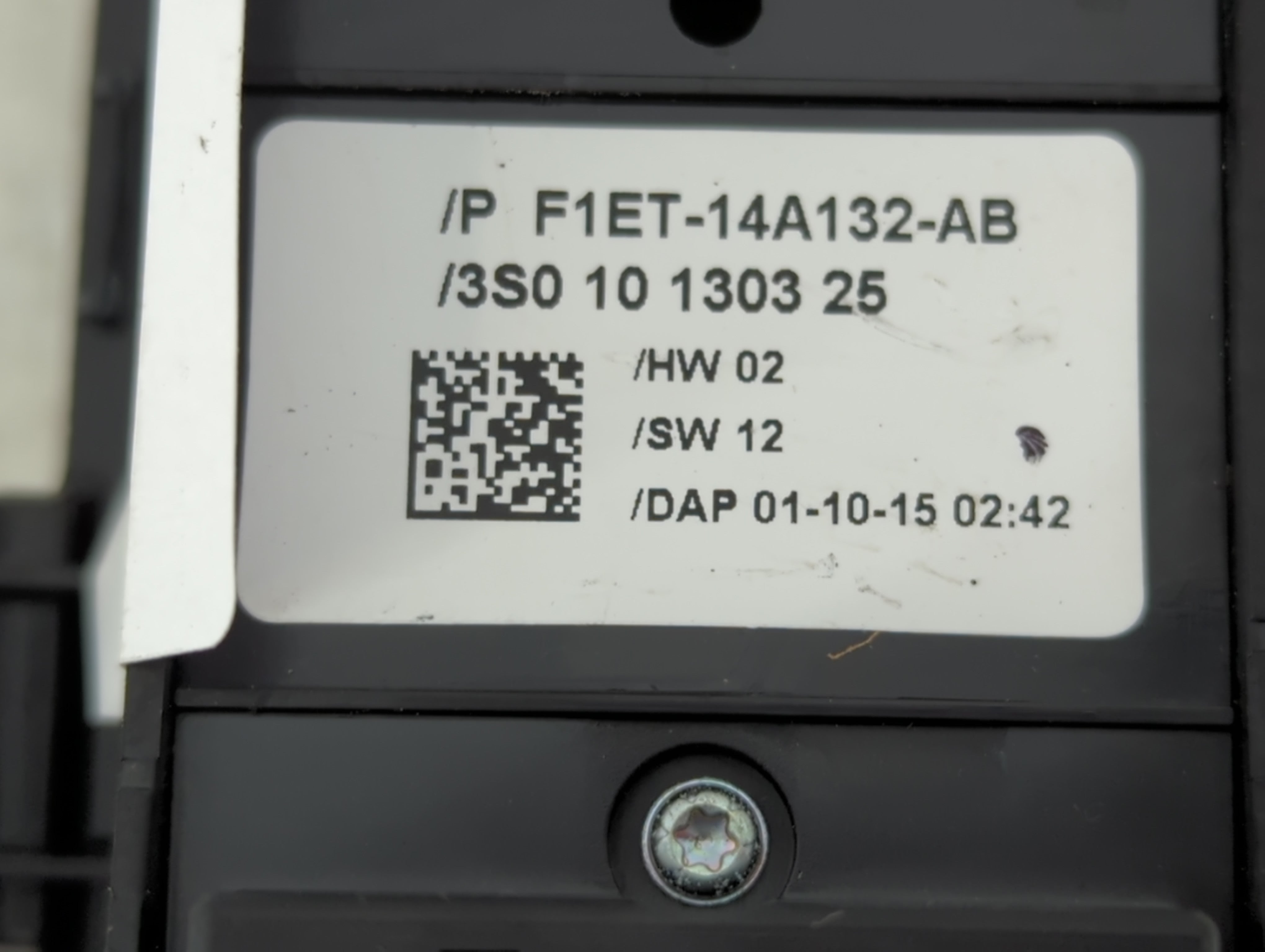 2012-2018 Ford Focus Master Power Window Switch Replacement Driver Side Left P/N:F1ET-14A132-AB Fits OEM Used Auto Parts - Oemusedautoparts1.com