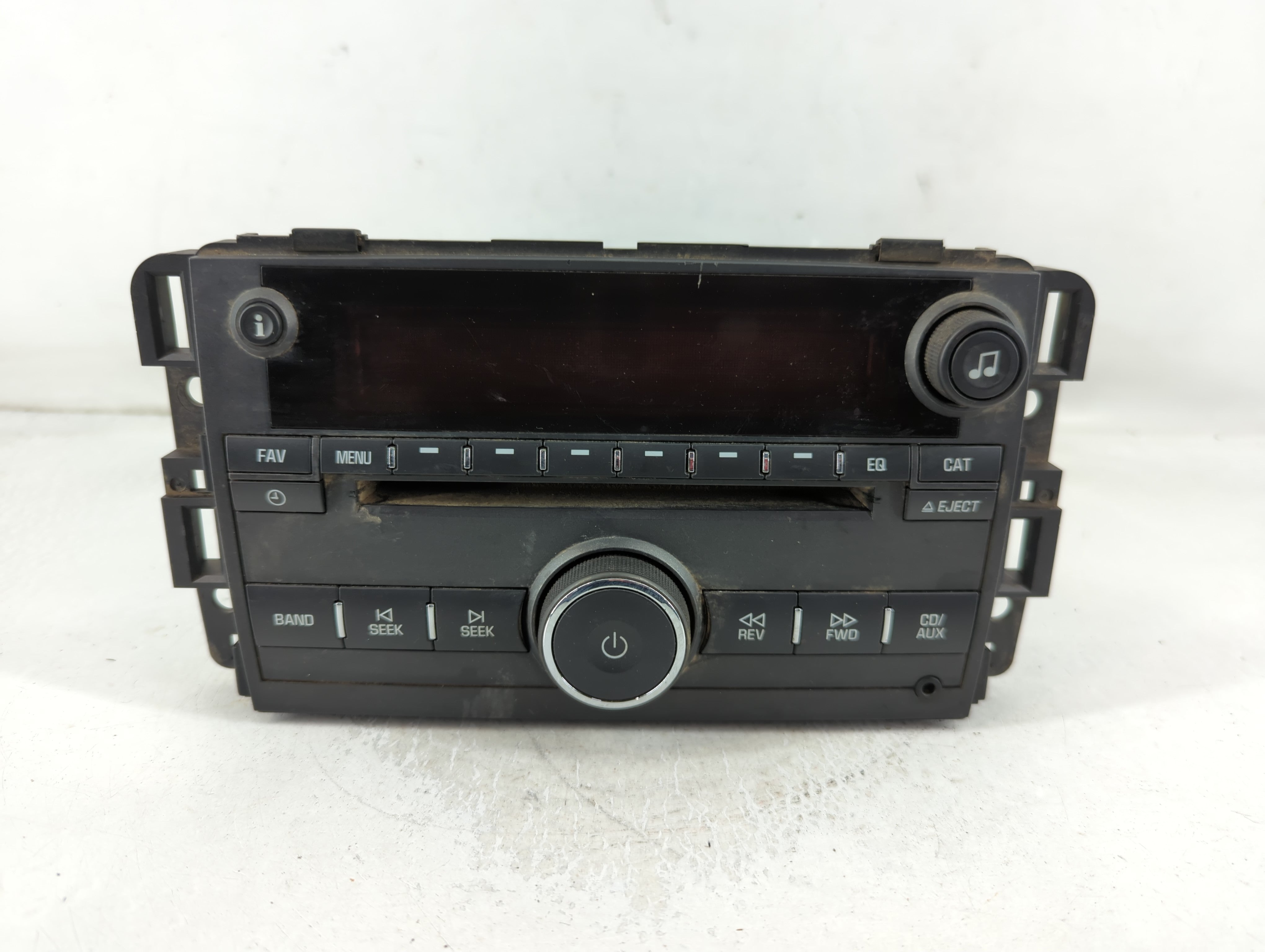 2008 Pontiac Torrent Radio AM FM Cd Player Receiver Replacement P/N:25956996 Fits OEM Used Auto Parts - Oemusedautoparts1.com