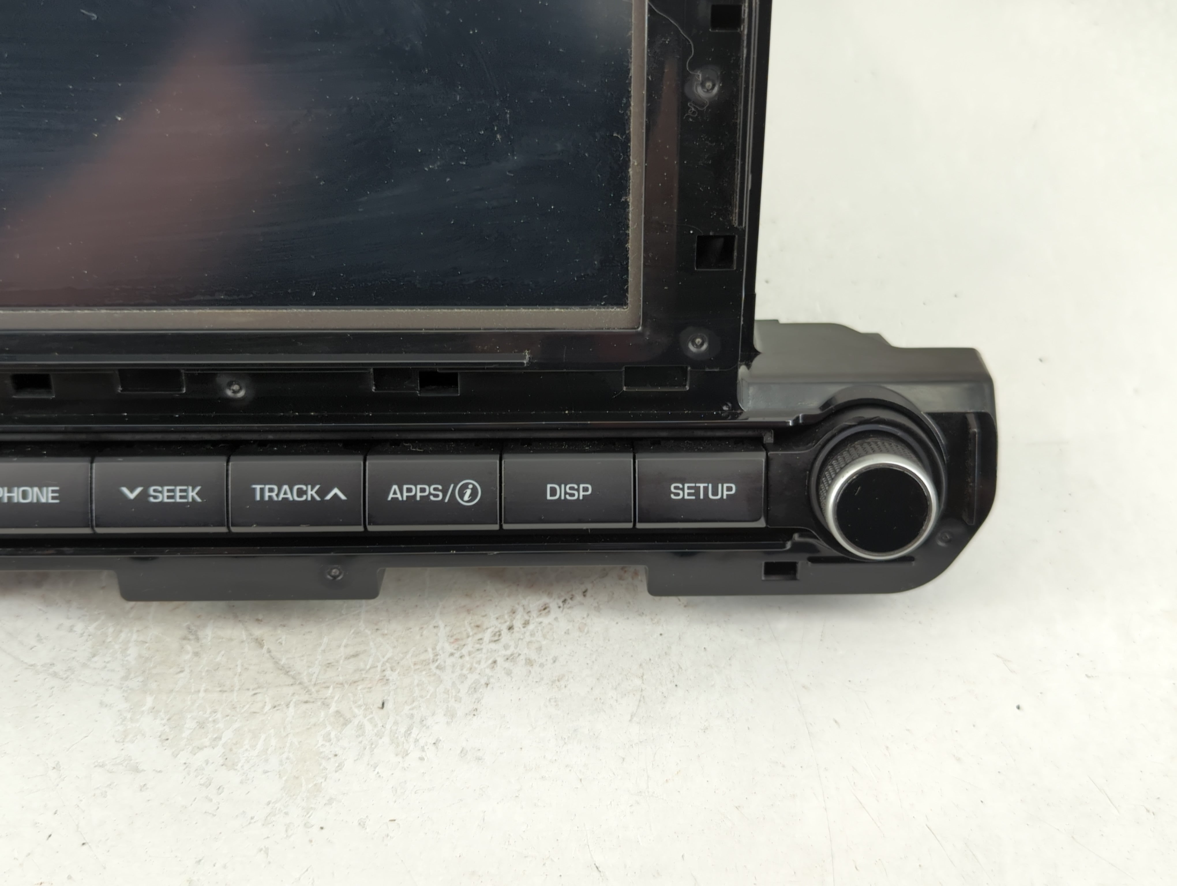2017-2018 Hyundai Elantra Radio AM FM Cd Player Receiver Replacement P/N:96160-F2101UAT Fits Fits 2017 2018 OEM Used Auto Parts - Oemusedautoparts1.com