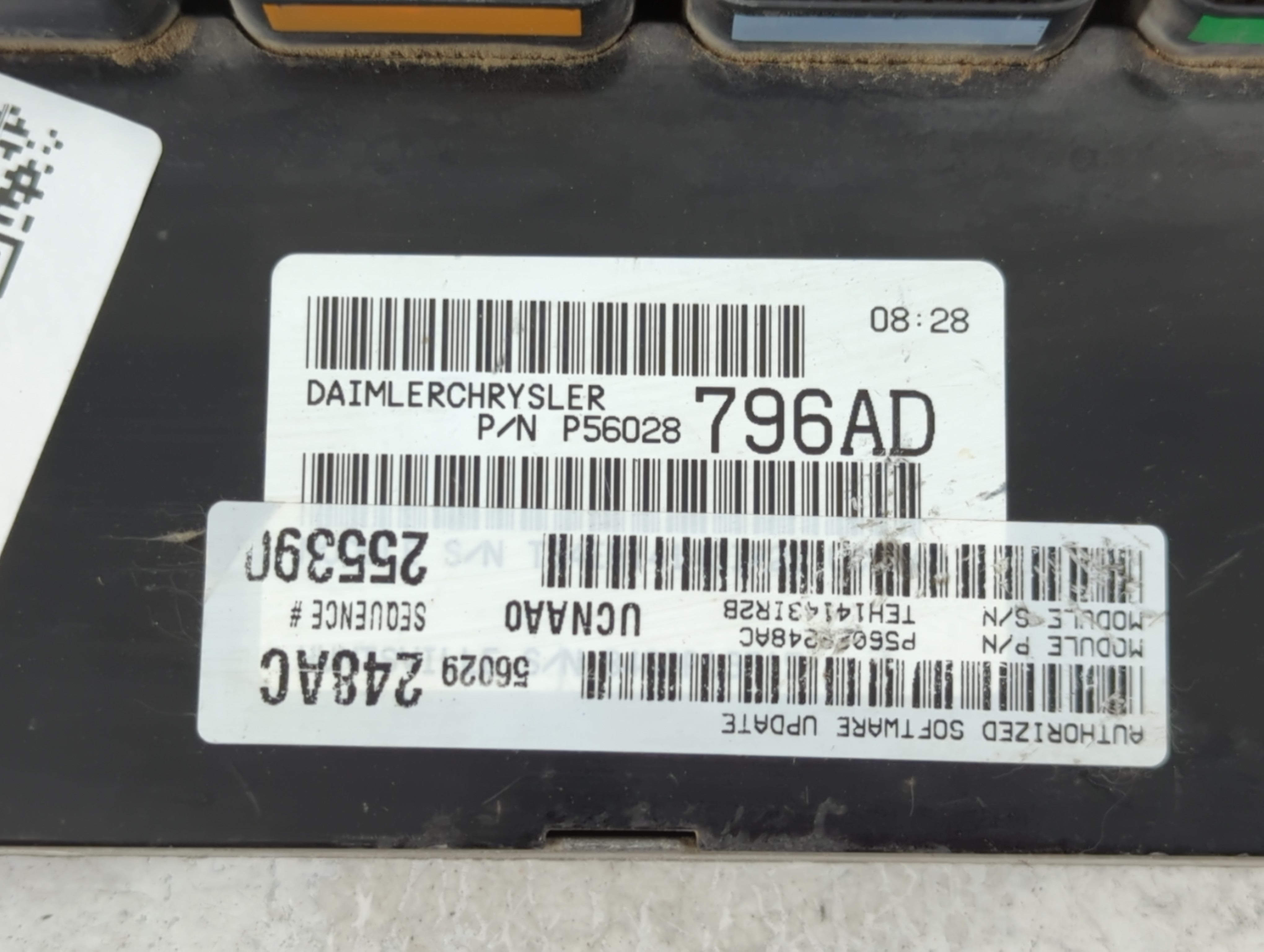 2004 Dodge Ram 1500 PCM Engine Control Computer ECU ECM PCU OEM P/N:P56028796AD Fits OEM Used Auto Parts - Oemusedautoparts1.com
