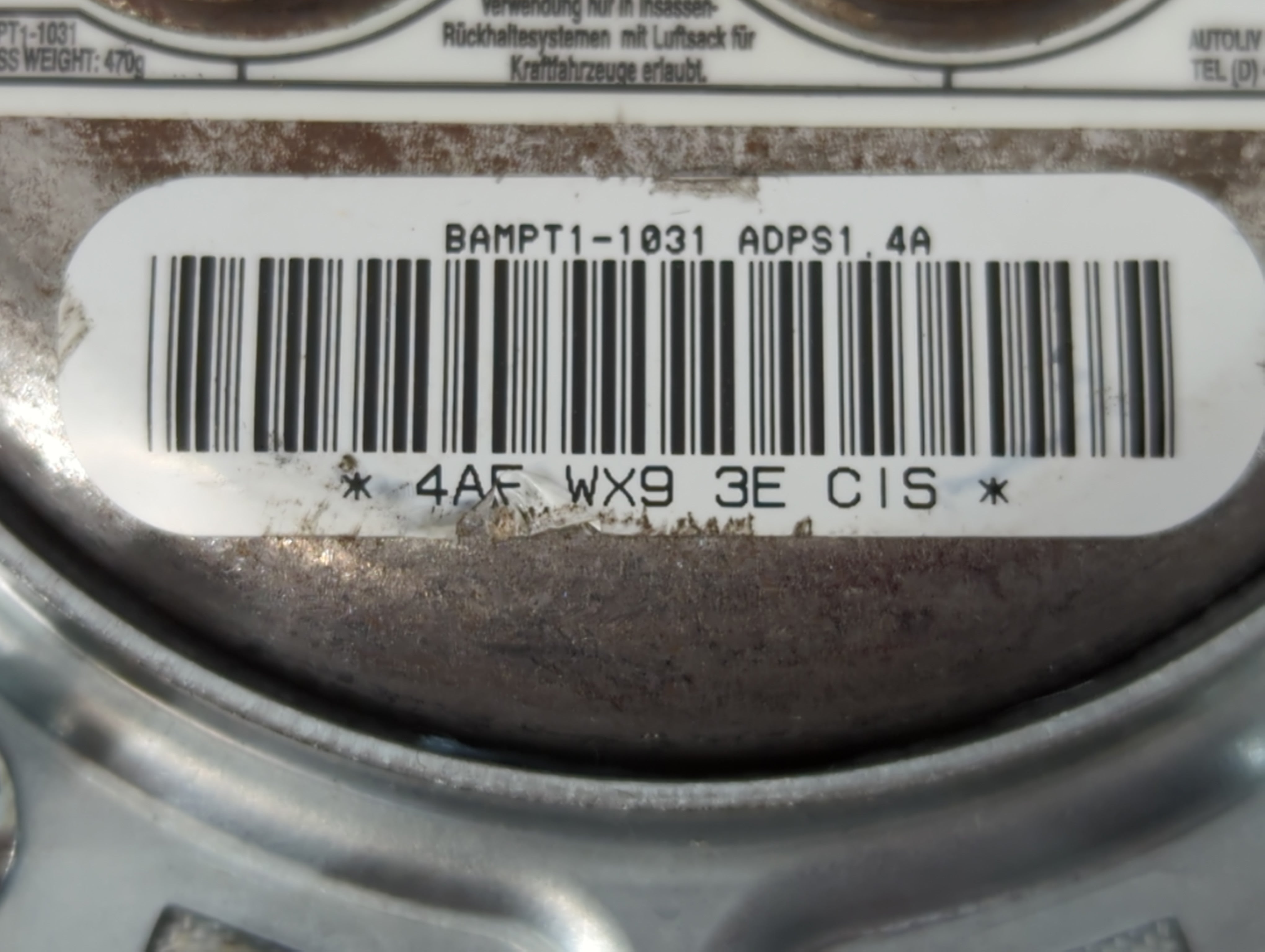 2010 Buick Lacrosse Air Bag Driver Left Steering Wheel Mounted Fits OEM Used Auto Parts - Oemusedautoparts1.com