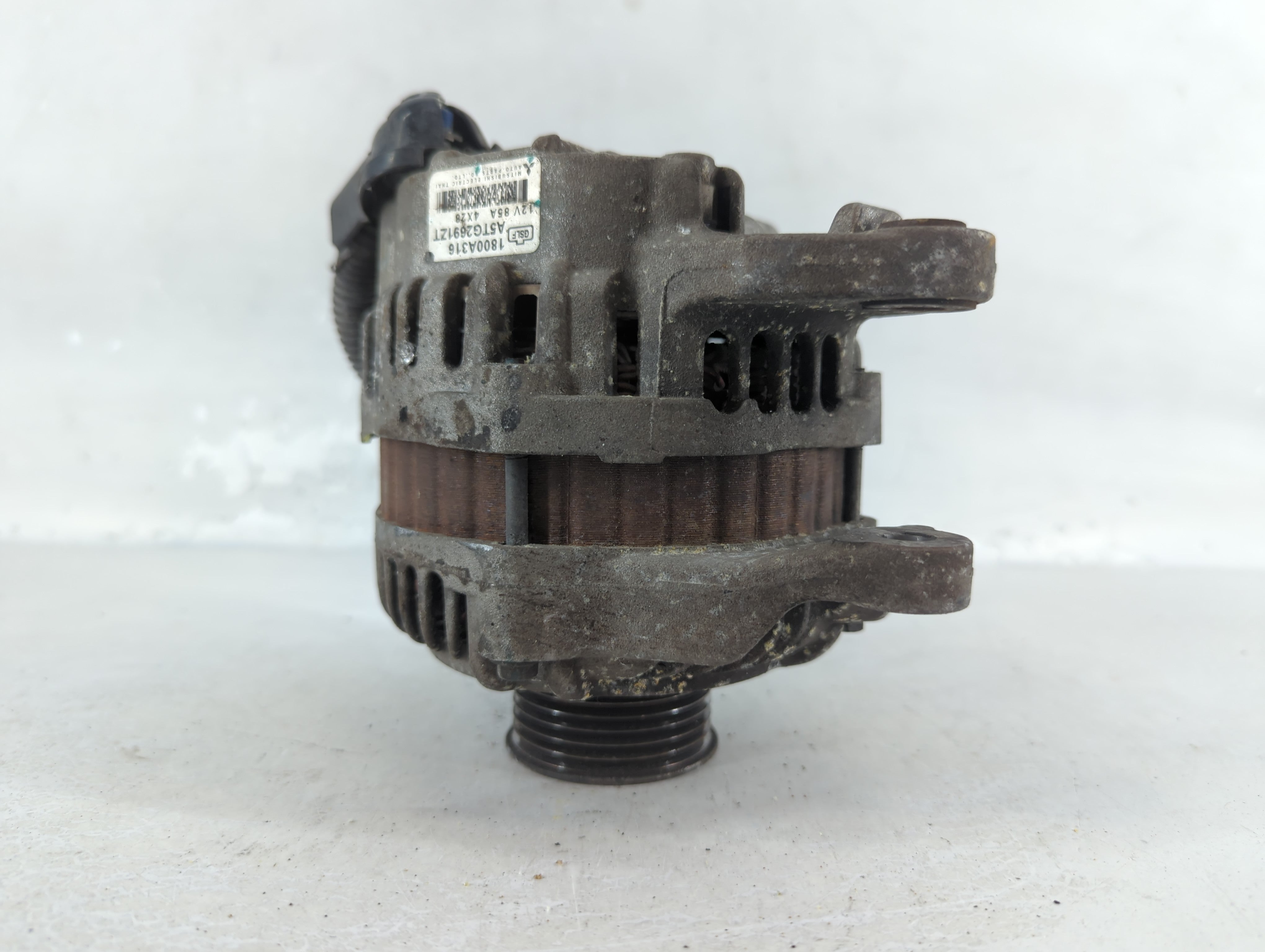 2014 Mitsubishi Mirage Alternator Replacement Generator Charging Assembly Engine OEM P/N:A5TG2691ZT 1800A316 Fits OEM Used Auto Parts - Oemusedautoparts1.com
