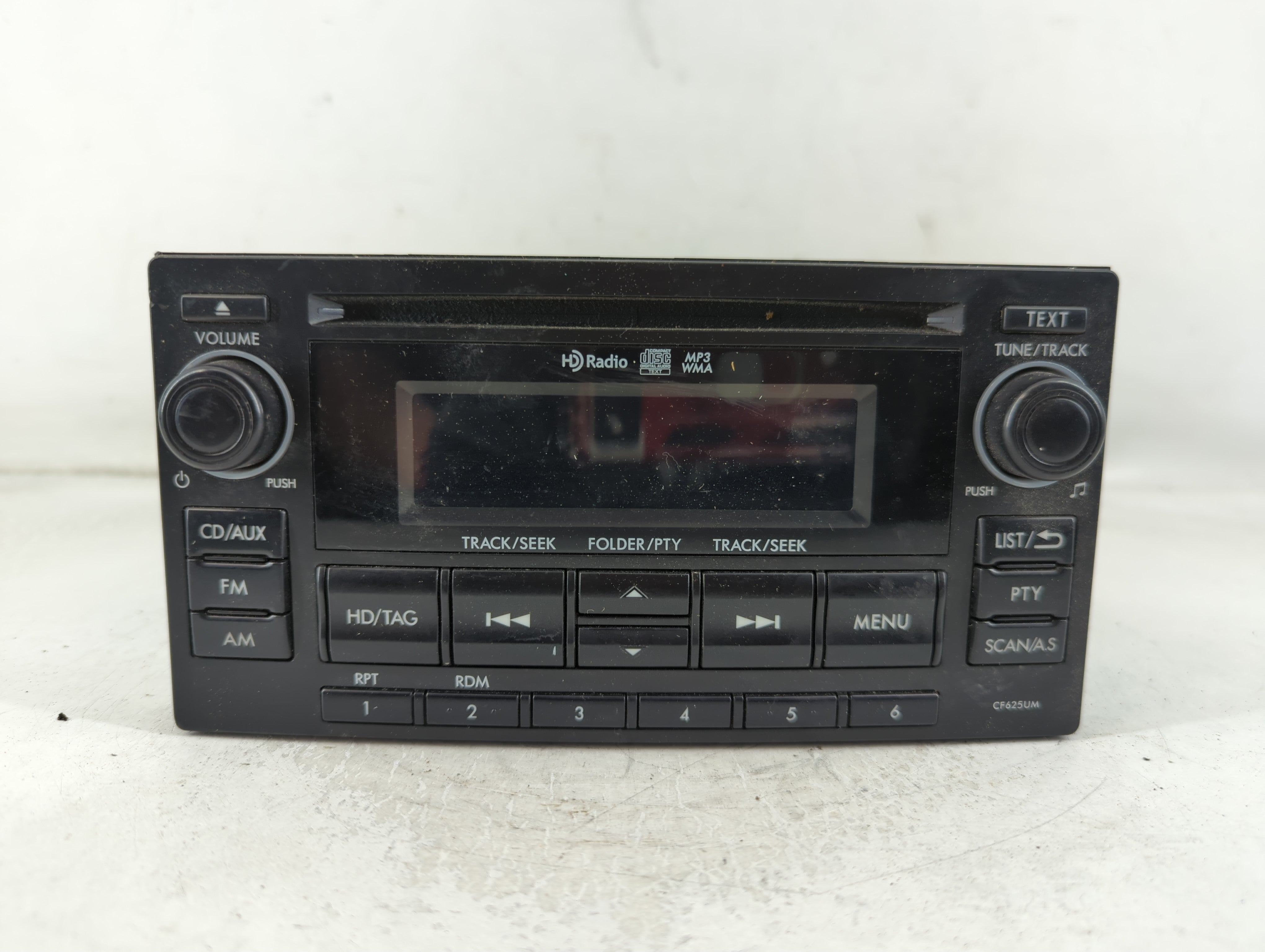 2015 Subaru Forester Radio AM FM Cd Player Receiver Replacement P/N:86201SG620 Fits OEM Used Auto Parts - Oemusedautoparts1.com