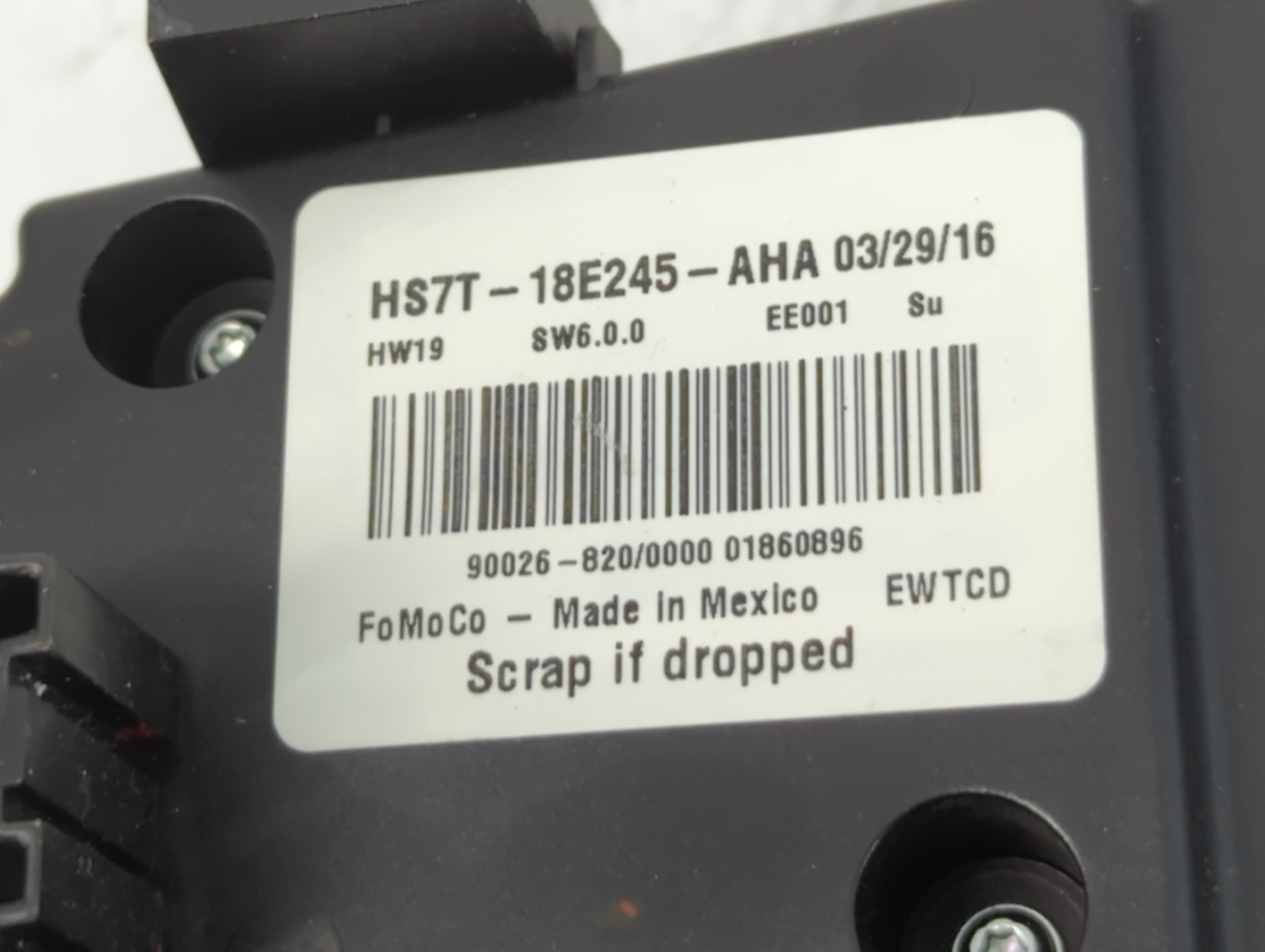 2017 Ford Fusion Radio AM FM Cd Player Receiver Replacement P/N:HS7T-18E245-AHA Fits OEM Used Auto Parts - Oemusedautoparts1.com