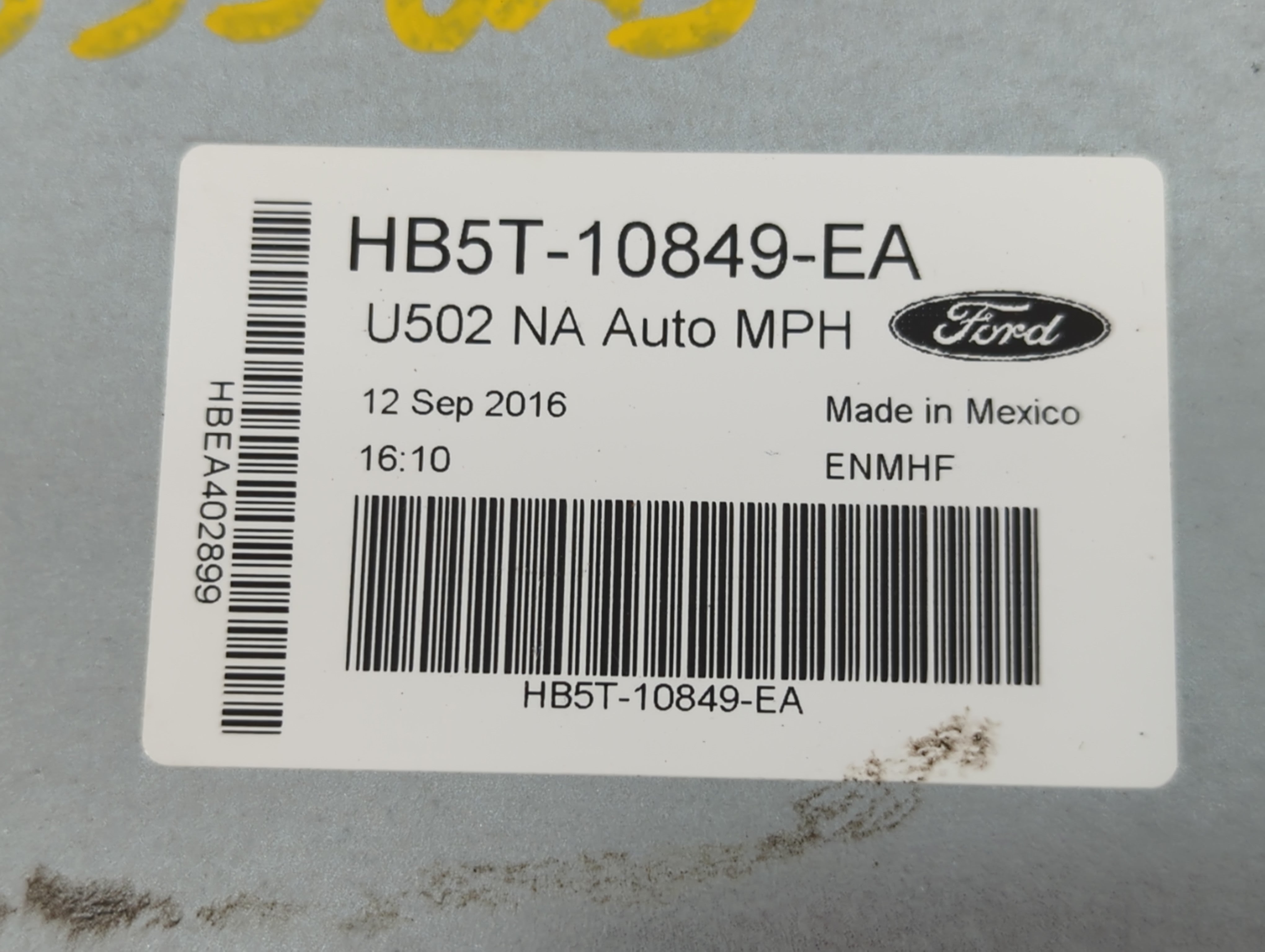 2017 Ford Explorer Instrument Cluster Speedometer Gauges P/N:HB5T-10849-EA Fits OEM Used Auto Parts - Oemusedautoparts1.com