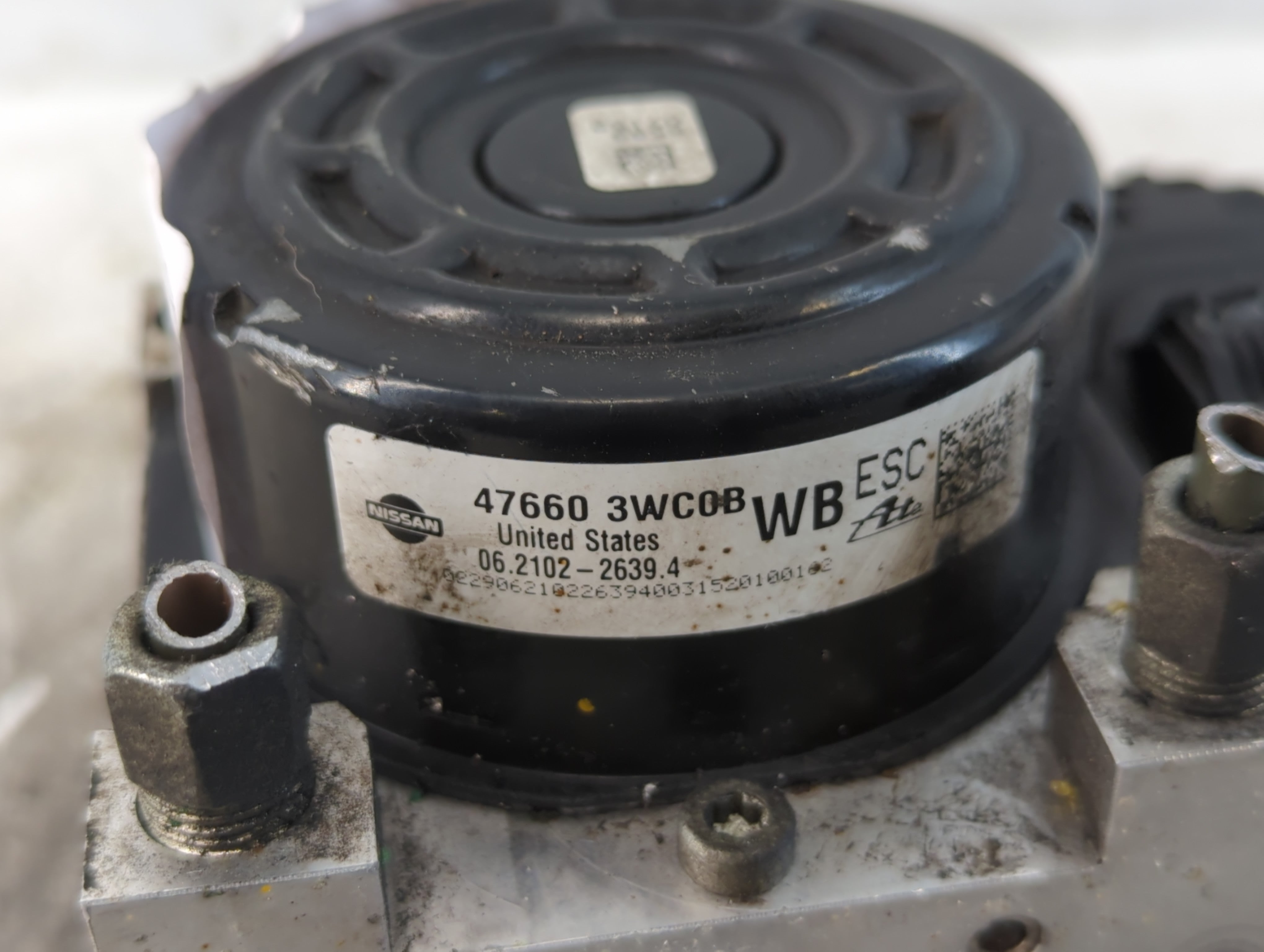 2014-2019 Nissan Versa ABS Pump Control Module Replacement P/N:47660 3WC0B Fits Fits 2014 2015 2016 2017 2018 2019 OEM Used Auto Parts - Oemusedautoparts1.com