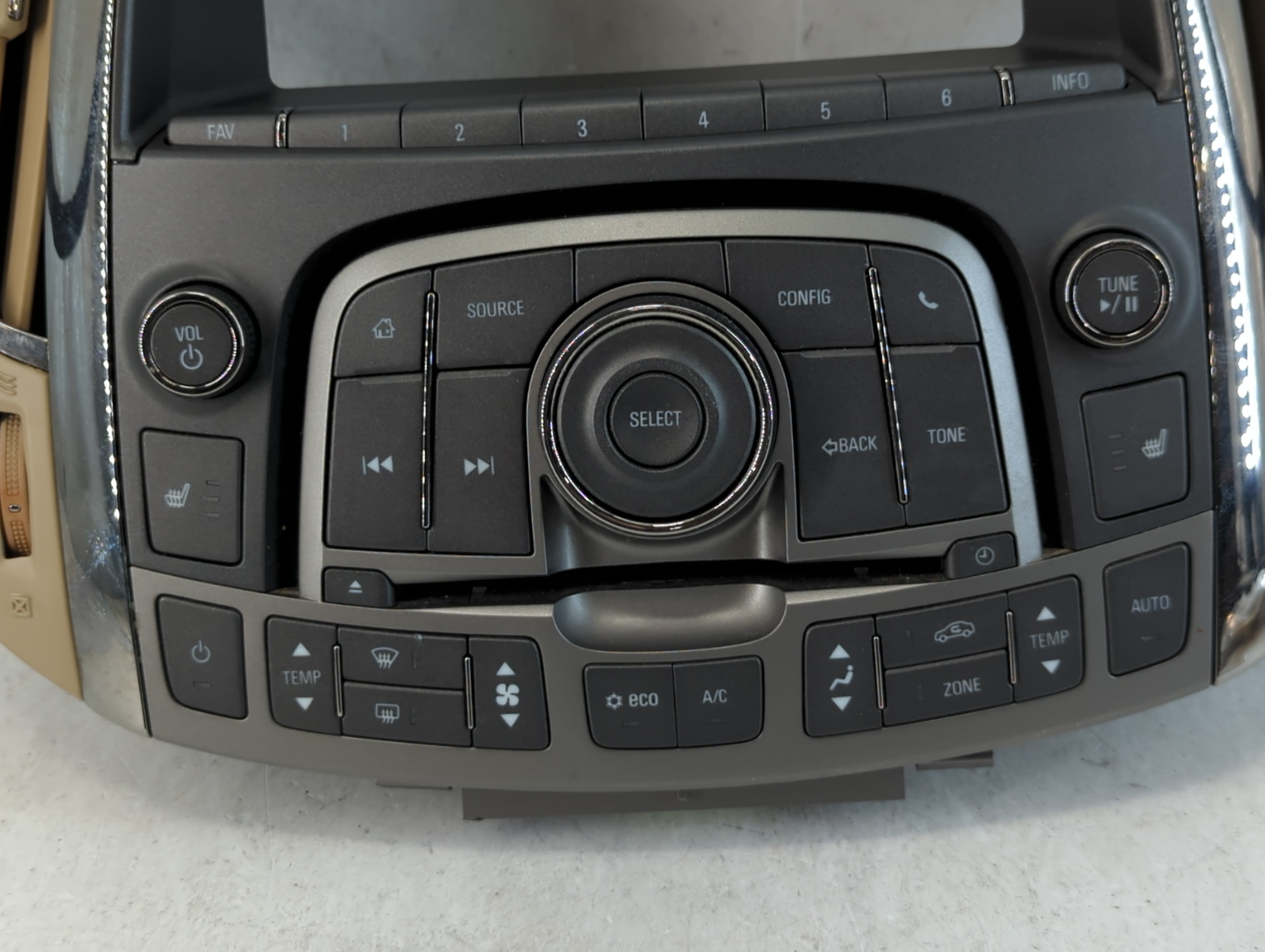 2013 Buick Lacrosse Radio AM FM Cd Player Receiver Replacement P/N:22798937 Fits OEM Used Auto Parts - Oemusedautoparts1.com