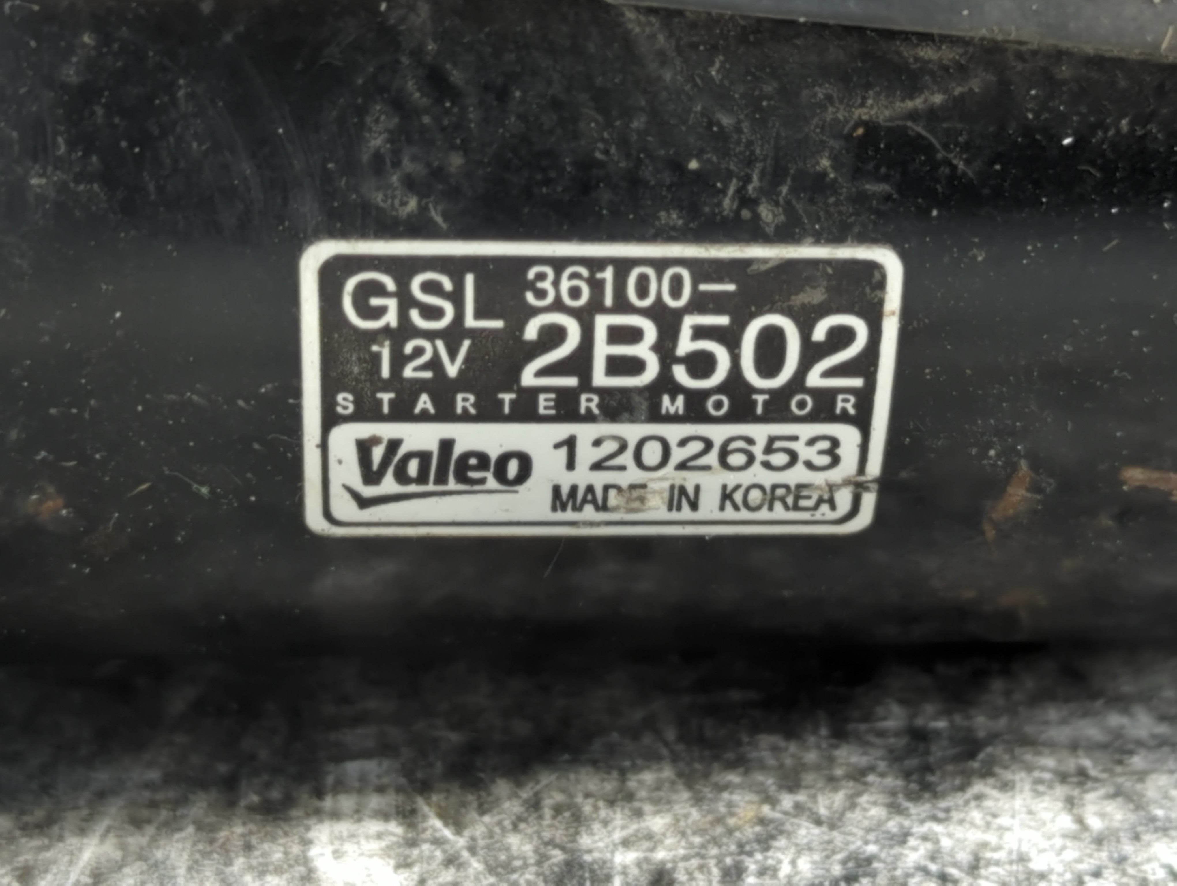 2012-2020 Hyundai Veloster Car Starter Motor Solenoid OEM P/N:36100-2B502 Fits OEM Used Auto Parts - Oemusedautoparts1.com