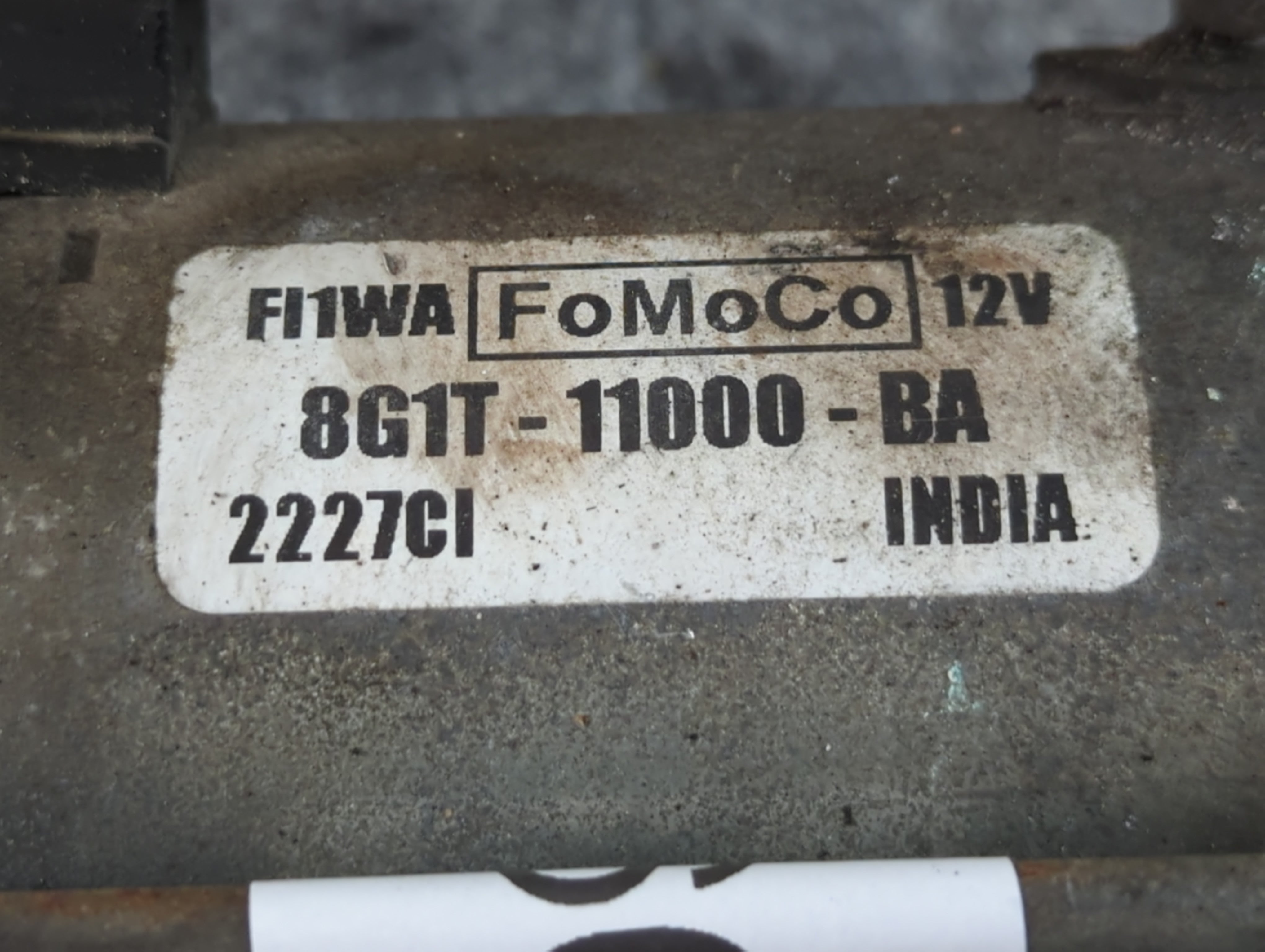 2007-2018 Ford Edge Car Starter Motor Solenoid OEM P/N:8G1T-11000-BA Fits OEM Used Auto Parts - Oemusedautoparts1.com