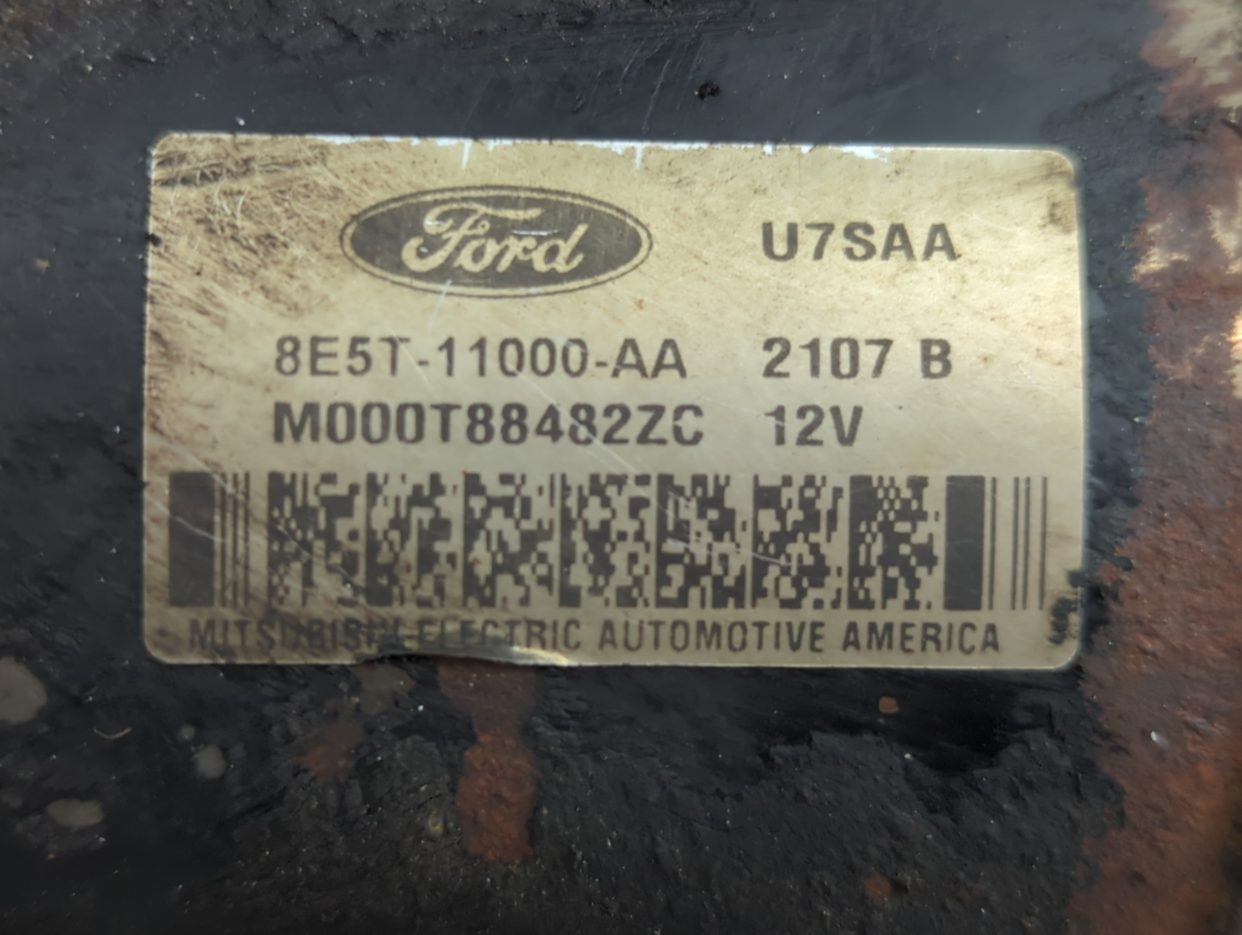 2006-2010 Mercury Milan Car Starter Motor Solenoid OEM P/N:8E5T-11000-AA Fits Fits 2006 2007 2008 2009 2010 OEM Used Auto Parts - Oemusedautoparts1.com