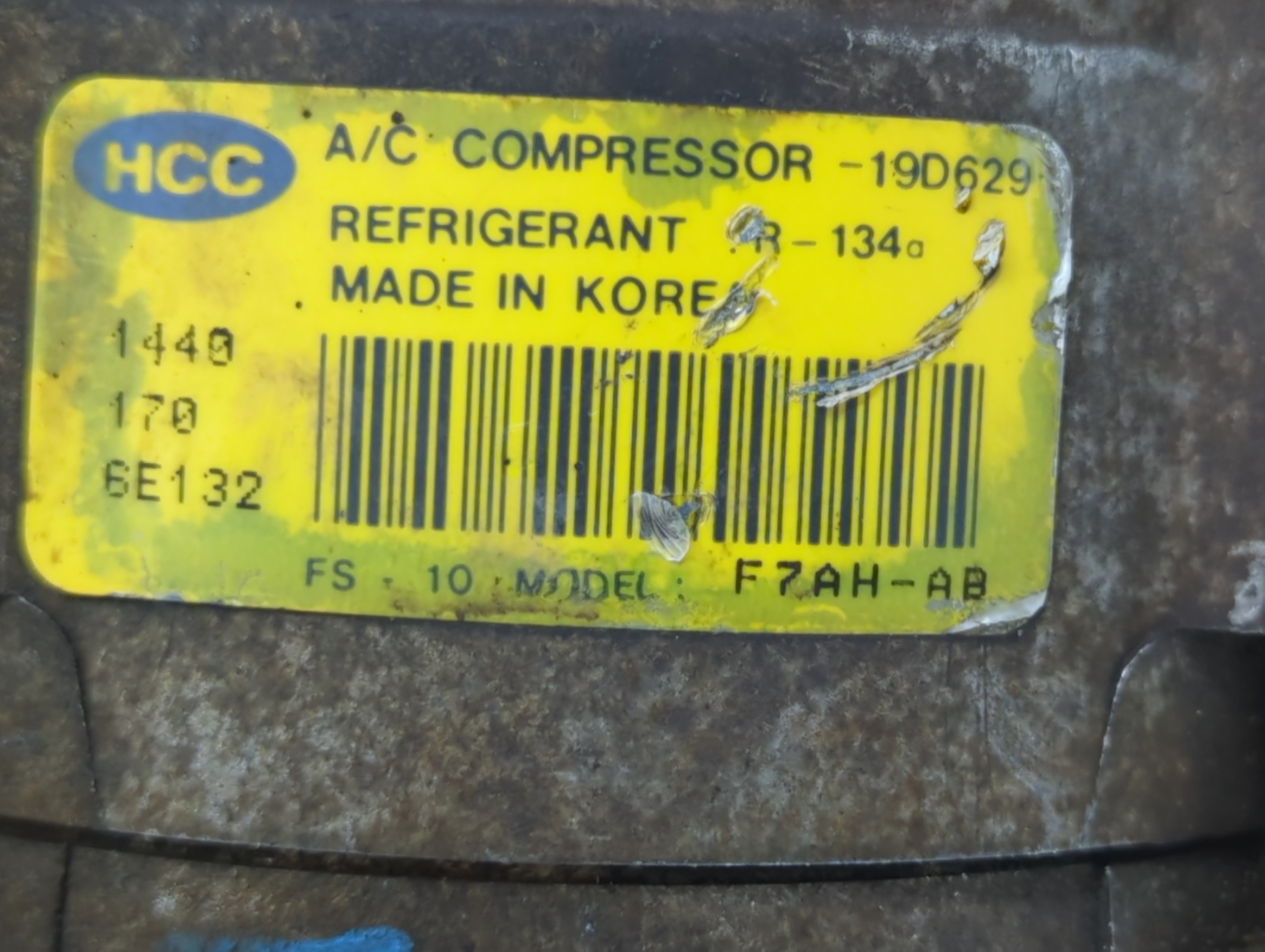 1996-1996 Lincoln Town Car Air Conditioning A/c Ac Compressor Oem - Oemusedautoparts1.com