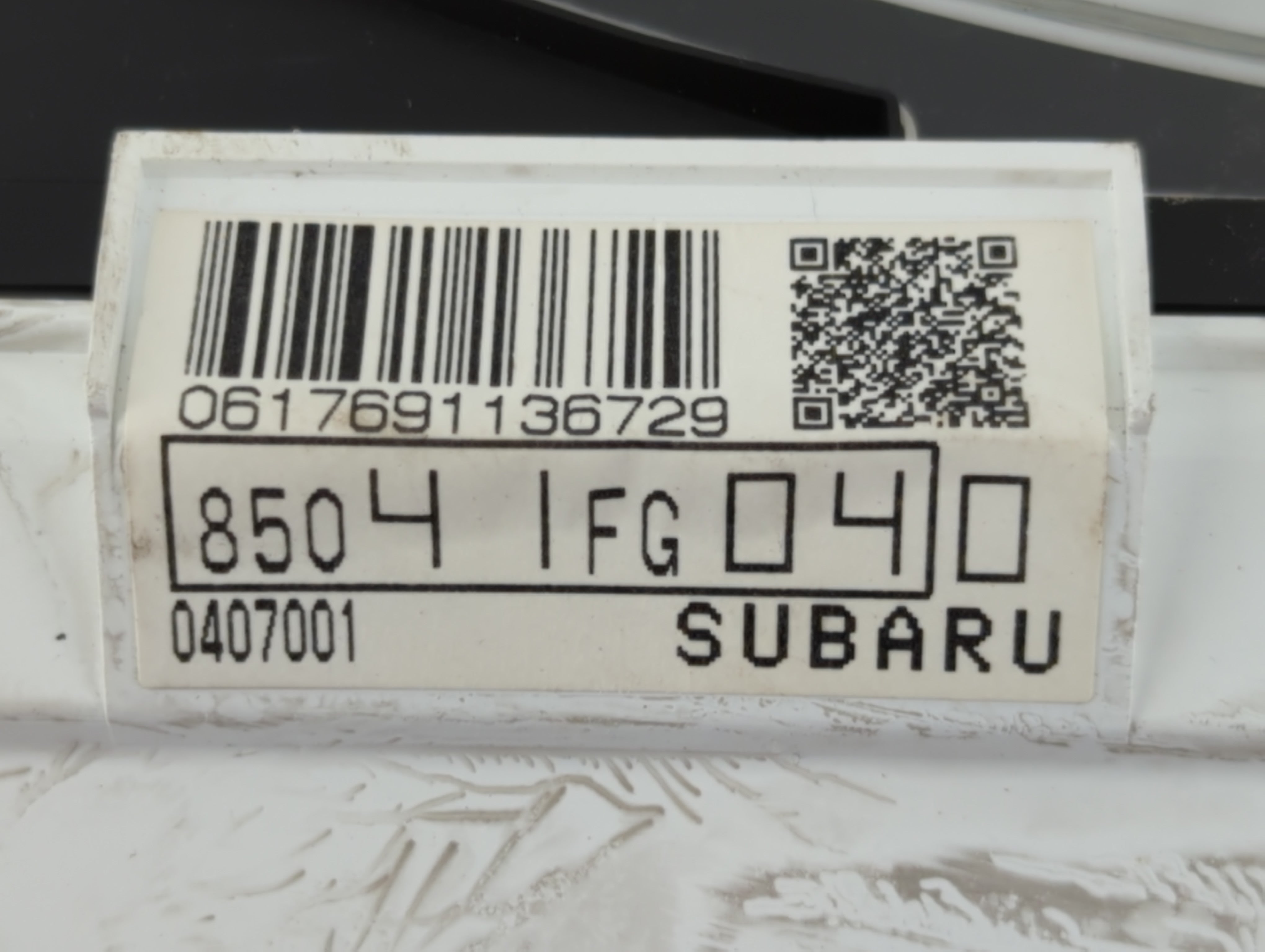 2012-2014 Subaru Impreza Instrument Cluster Speedometer Gauges P/N:85041FG040 Fits Fits 2012 2013 2014 OEM Used Auto Parts - Oemusedautoparts1.com
