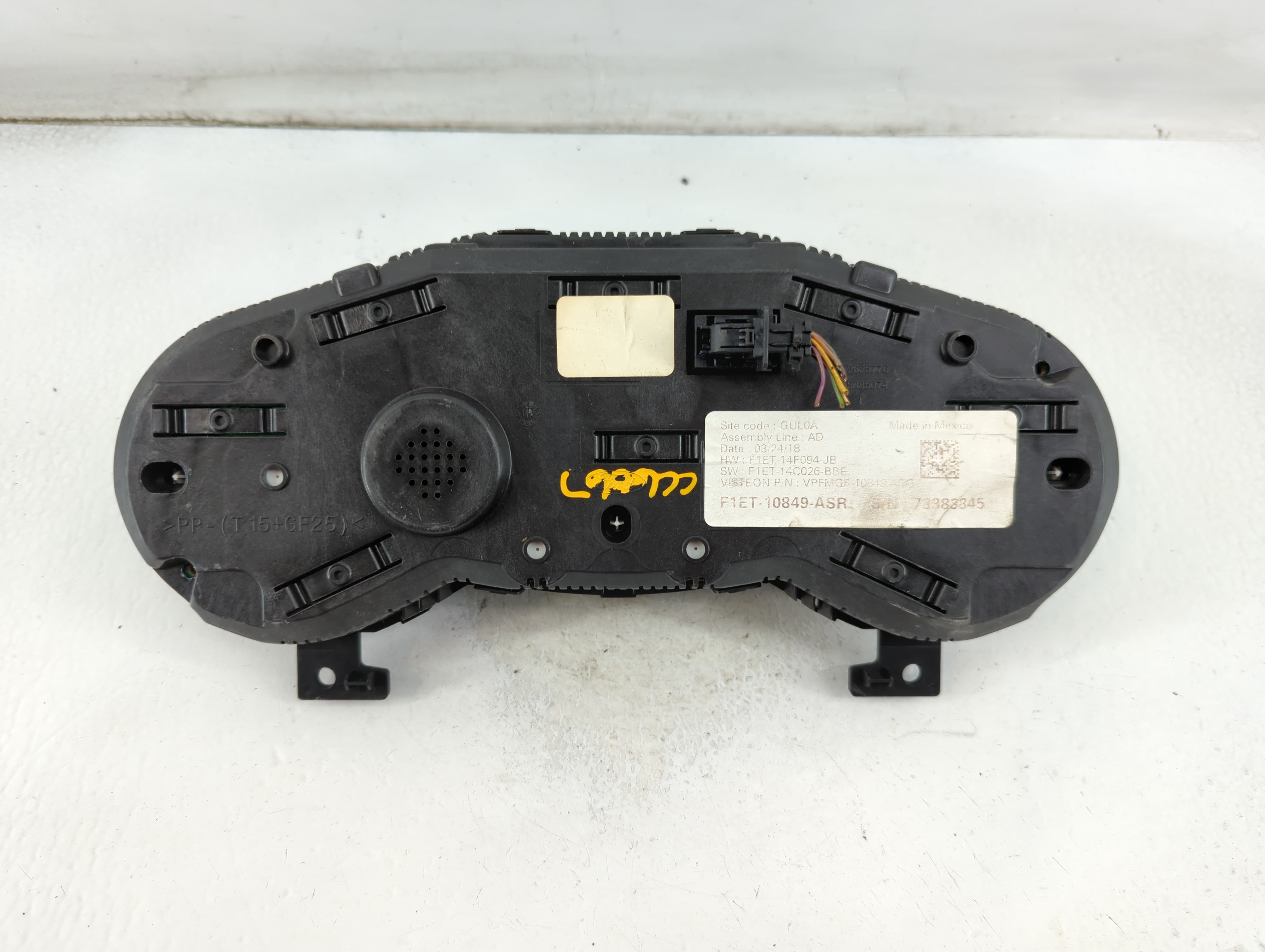 2017-2018 Ford Focus Instrument Cluster Speedometer Gauges P/N:F1ET-10849-ASR Fits Fits 2017 2018 OEM Used Auto Parts - Oemusedautoparts1.com