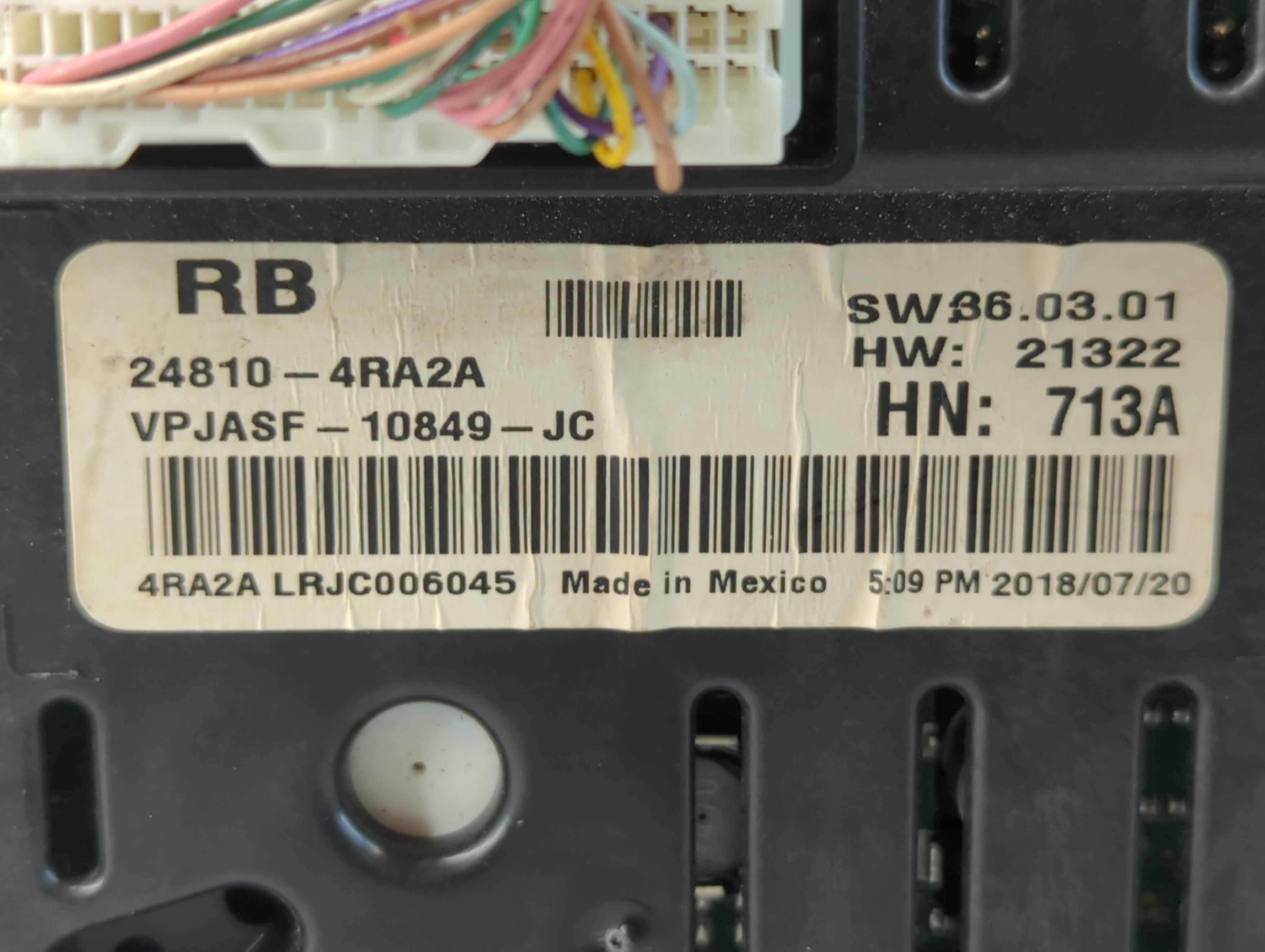2018 Nissan Maxima Instrument Cluster Speedometer Gauges P/N:24810-4RA2A Fits OEM Used Auto Parts - Oemusedautoparts1.com