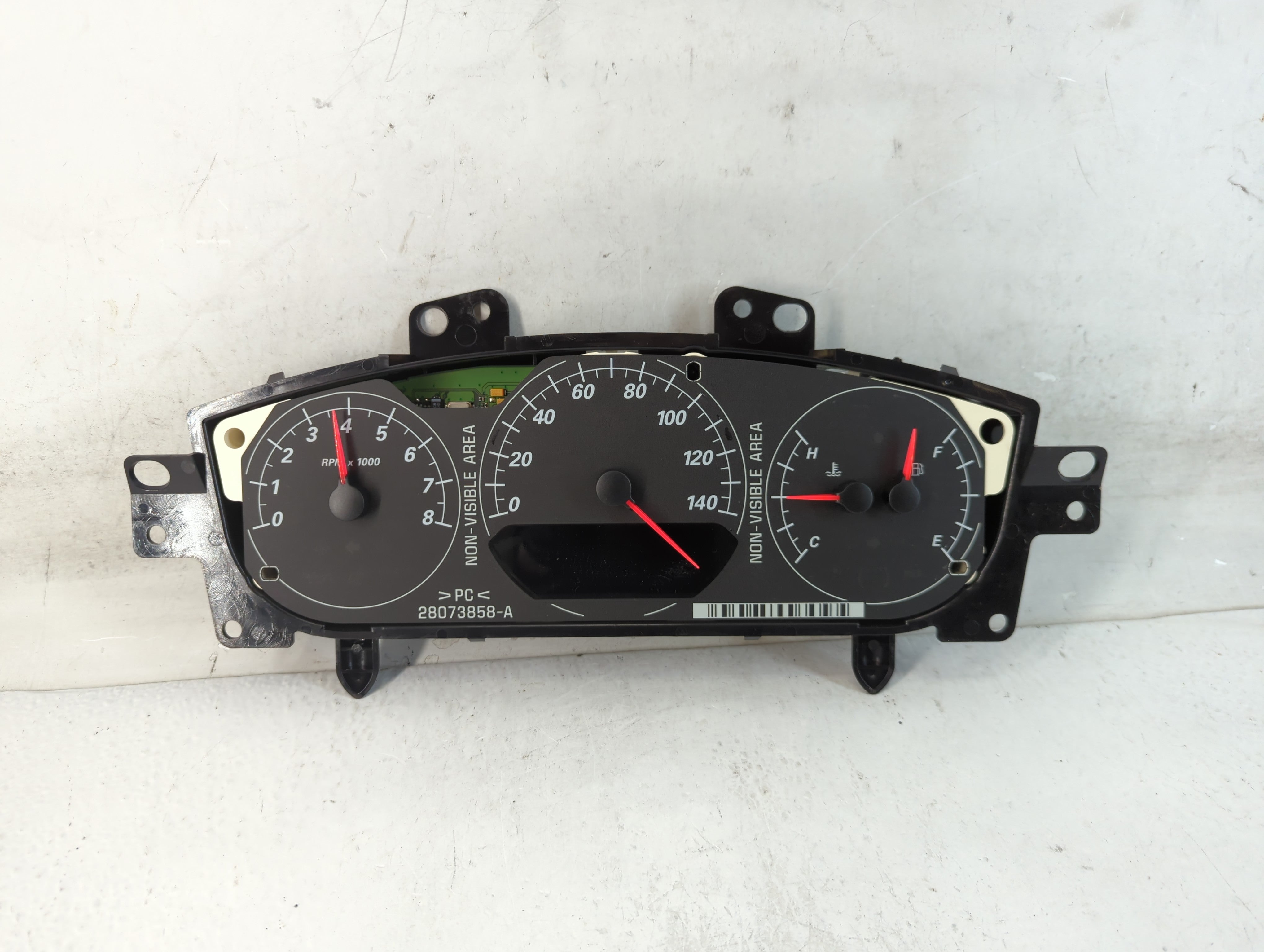 2008-2009 Buick Lucerne Instrument Cluster Speedometer Gauges P/N:28099490 25843746 Fits Fits 2008 2009 OEM Used Auto Parts - Oemusedautoparts1.com