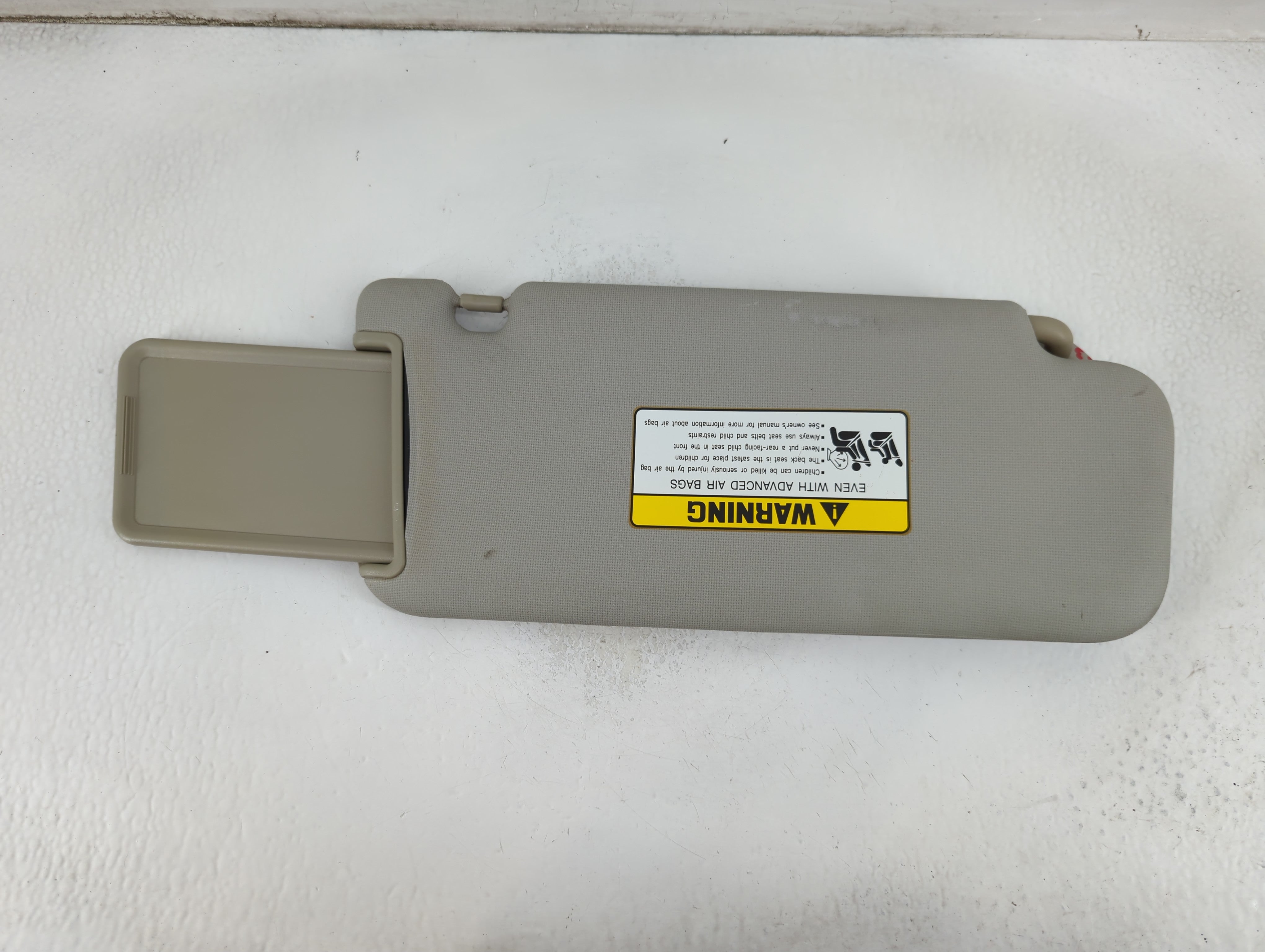 2010-2013 Kia Forte Sun Visor Shade Replacement Driver Left Mirror Fits Fits 2010 2011 2012 2013 OEM Used Auto Parts - Oemusedautoparts1.com