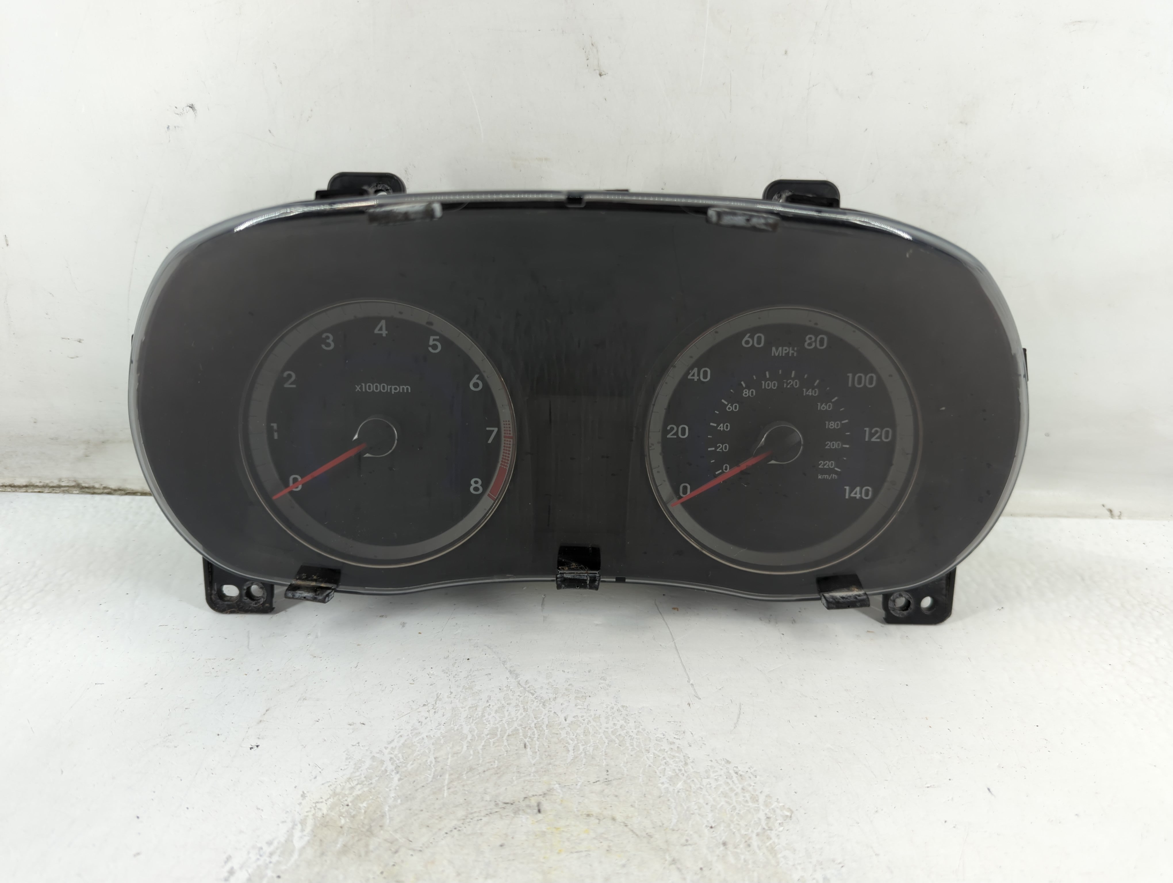 2012-2014 Hyundai Accent Instrument Cluster Speedometer Gauges P/N:94001-1R000 Fits Fits 2012 2013 2014 OEM Used Auto Parts - Oemusedautoparts1.com