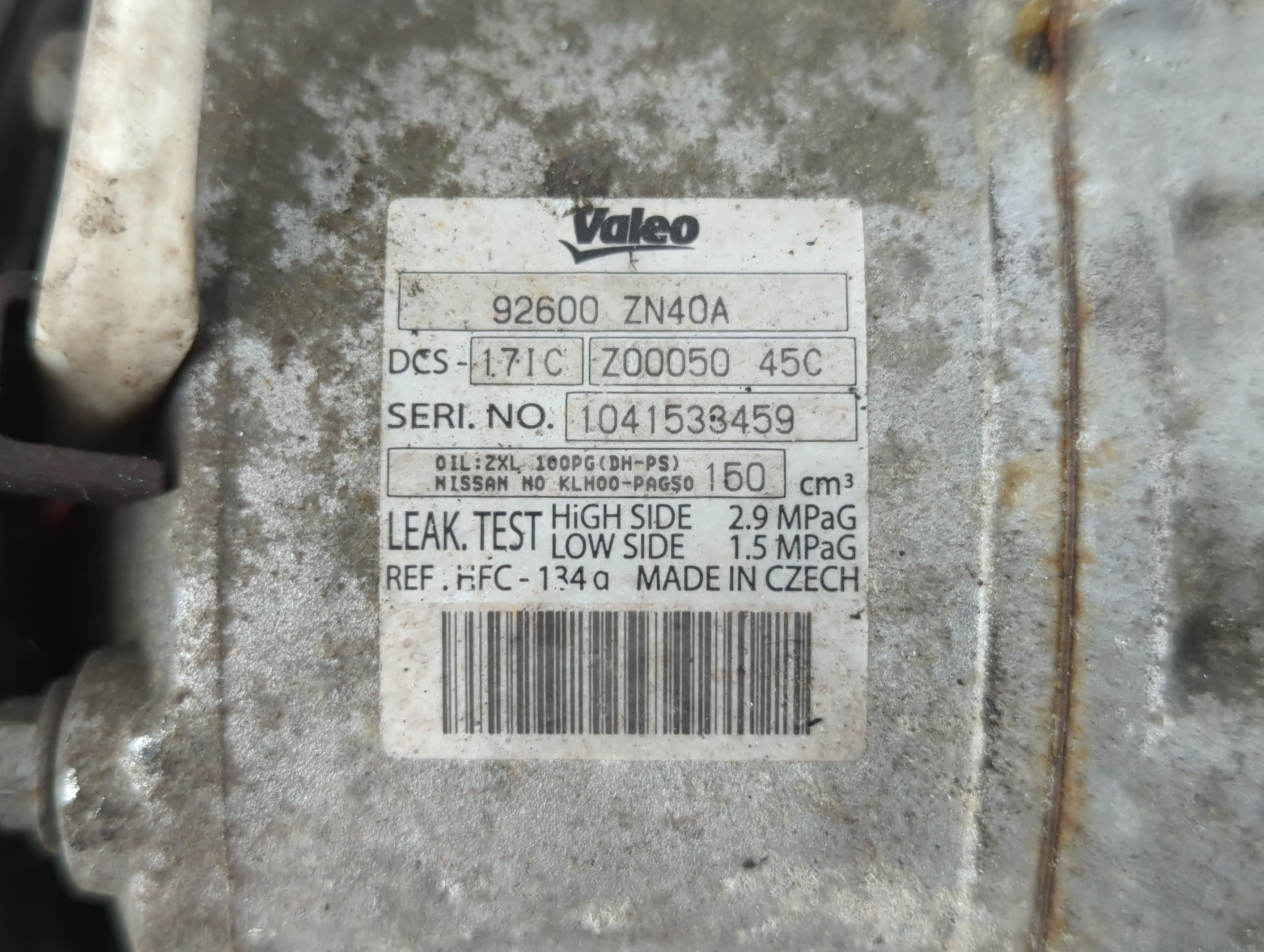 2007-2013 Nissan Altima Air Conditioning A/c Ac Compressor Oem - Oemusedautoparts1.com