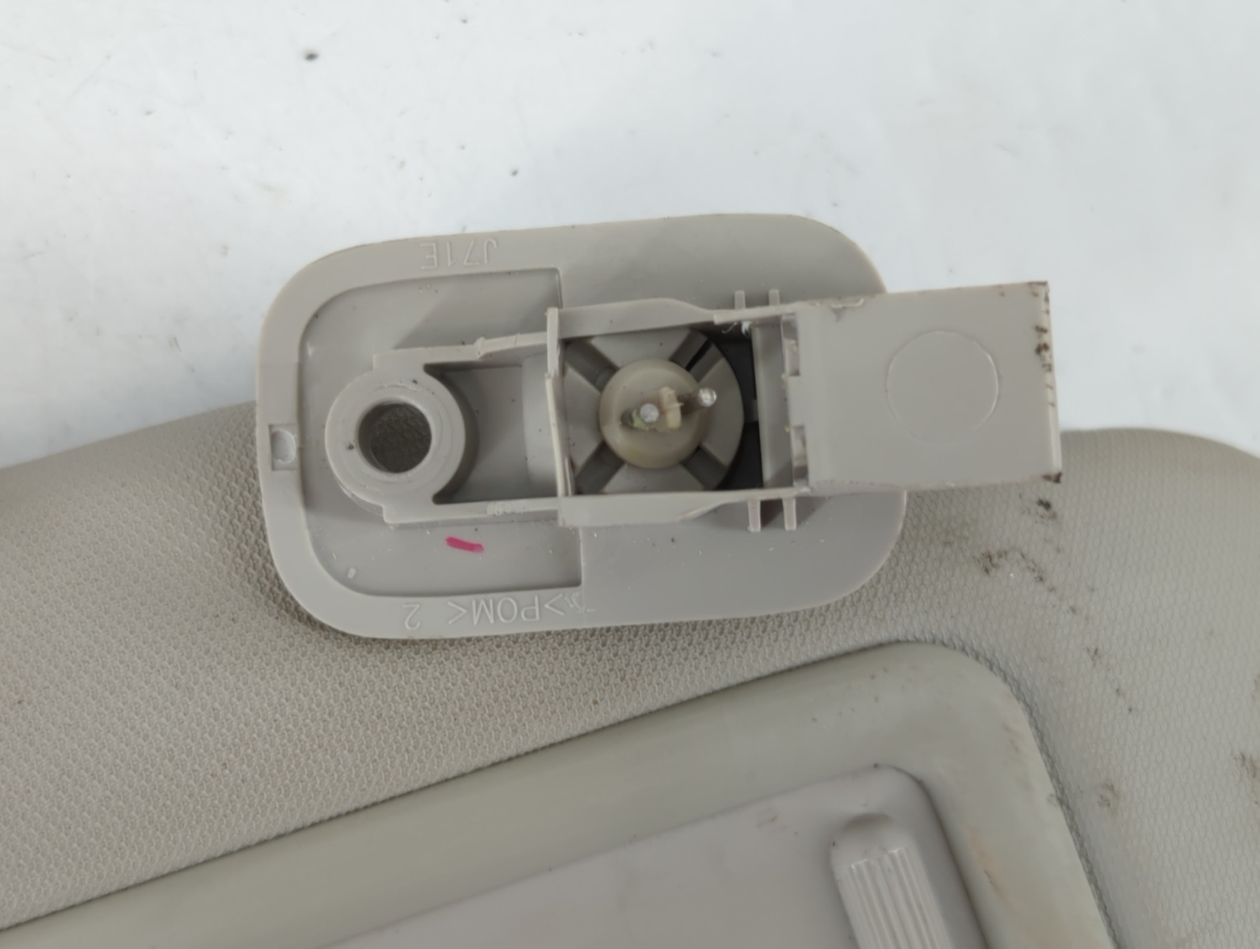 2014-2018 Mazda 3 Sun Visor Shade Replacement Passenger Right Mirror Fits Fits 2014 2015 2016 2017 2018 OEM Used Auto Parts - Oemusedautoparts1.com