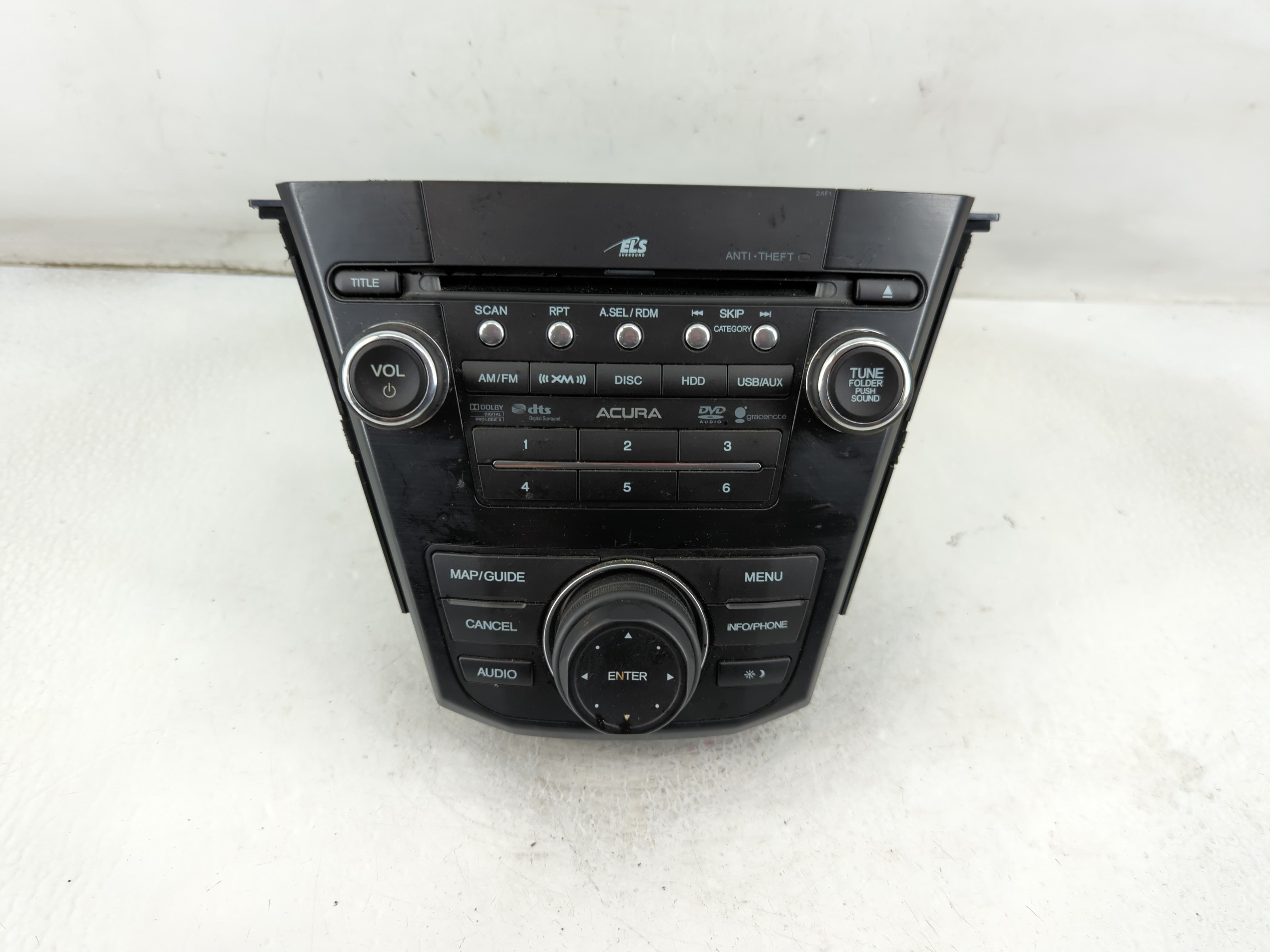 2010-2013 Acura Mdx Radio AM FM Cd Player Receiver Replacement P/N:39101-STX-A610-M1 Fits Fits 2010 2011 2012 2013 OEM Used Auto Parts - Oemusedautoparts1.com