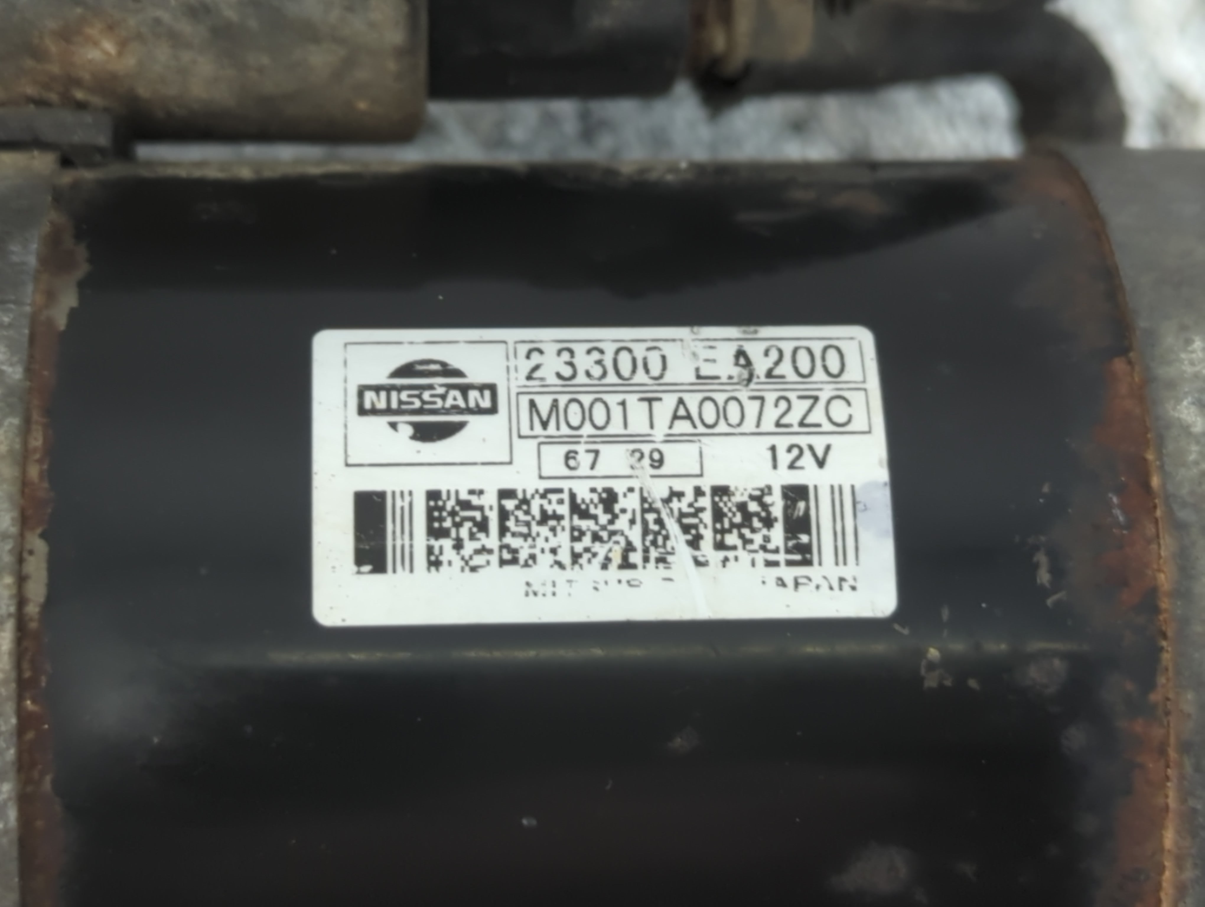 2005-2012 Nissan Pathfinder Car Starter Motor Solenoid OEM P/N:23300 EA200 Fits OEM Used Auto Parts - Oemusedautoparts1.com