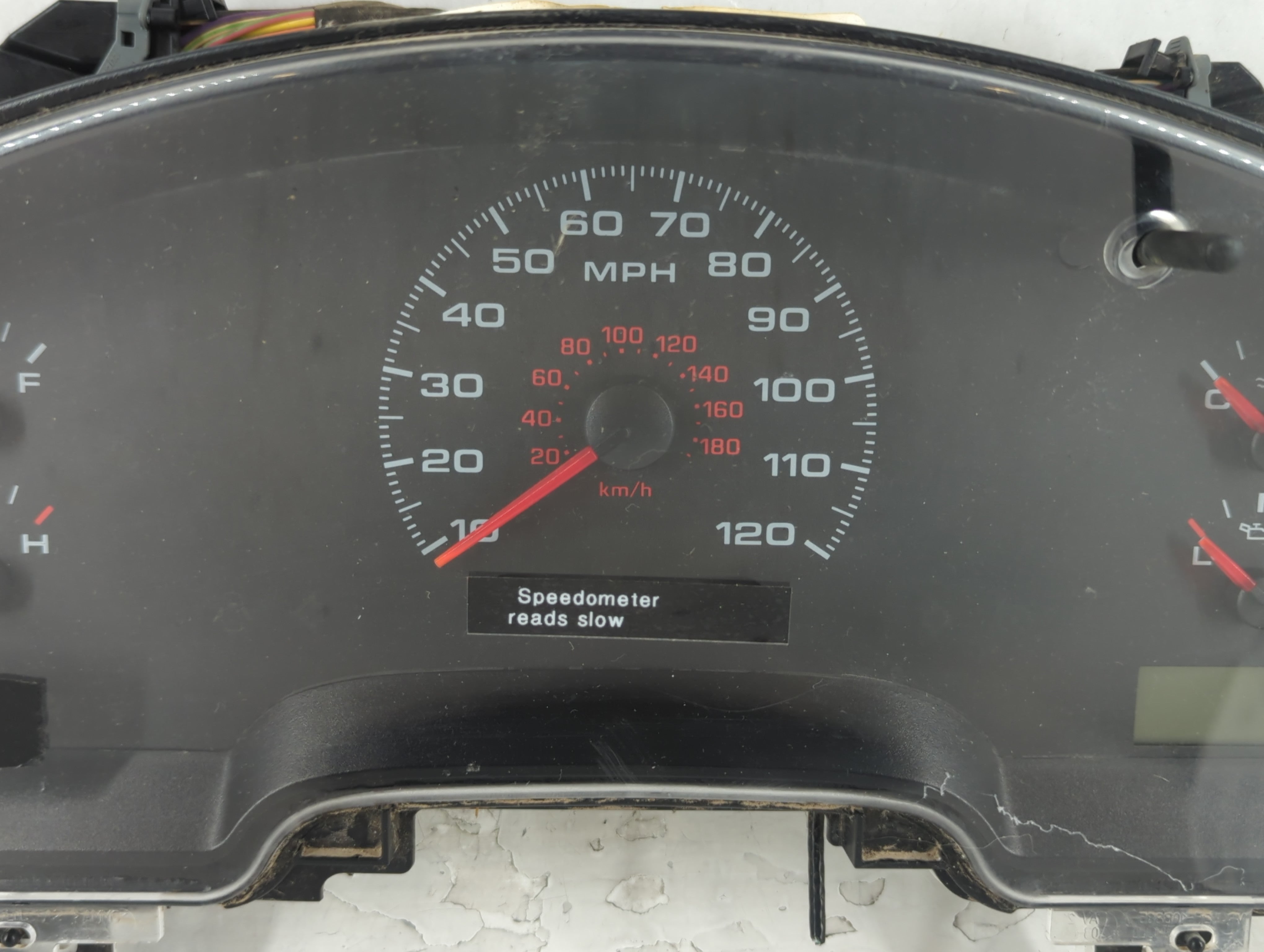 2007-2008 Ford F-150 Instrument Cluster Speedometer Gauges P/N:7L34 10849 GAB Fits Fits 2007 2008 OEM Used Auto Parts - Oemusedautoparts1.com