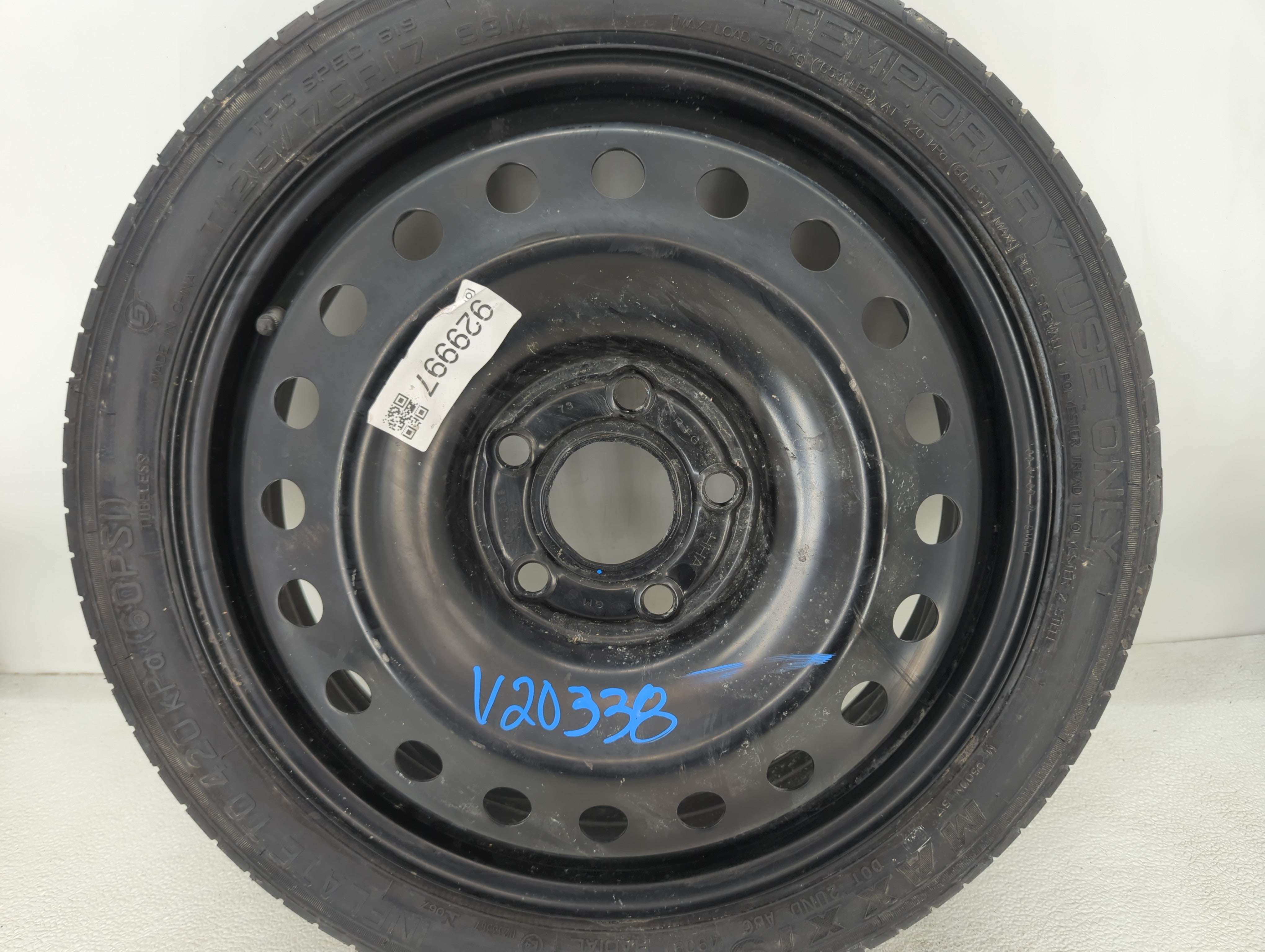 2010-2016 Buick Lacrosse Spare Donut Tire Wheel Rim Oem - Oemusedautoparts1.com