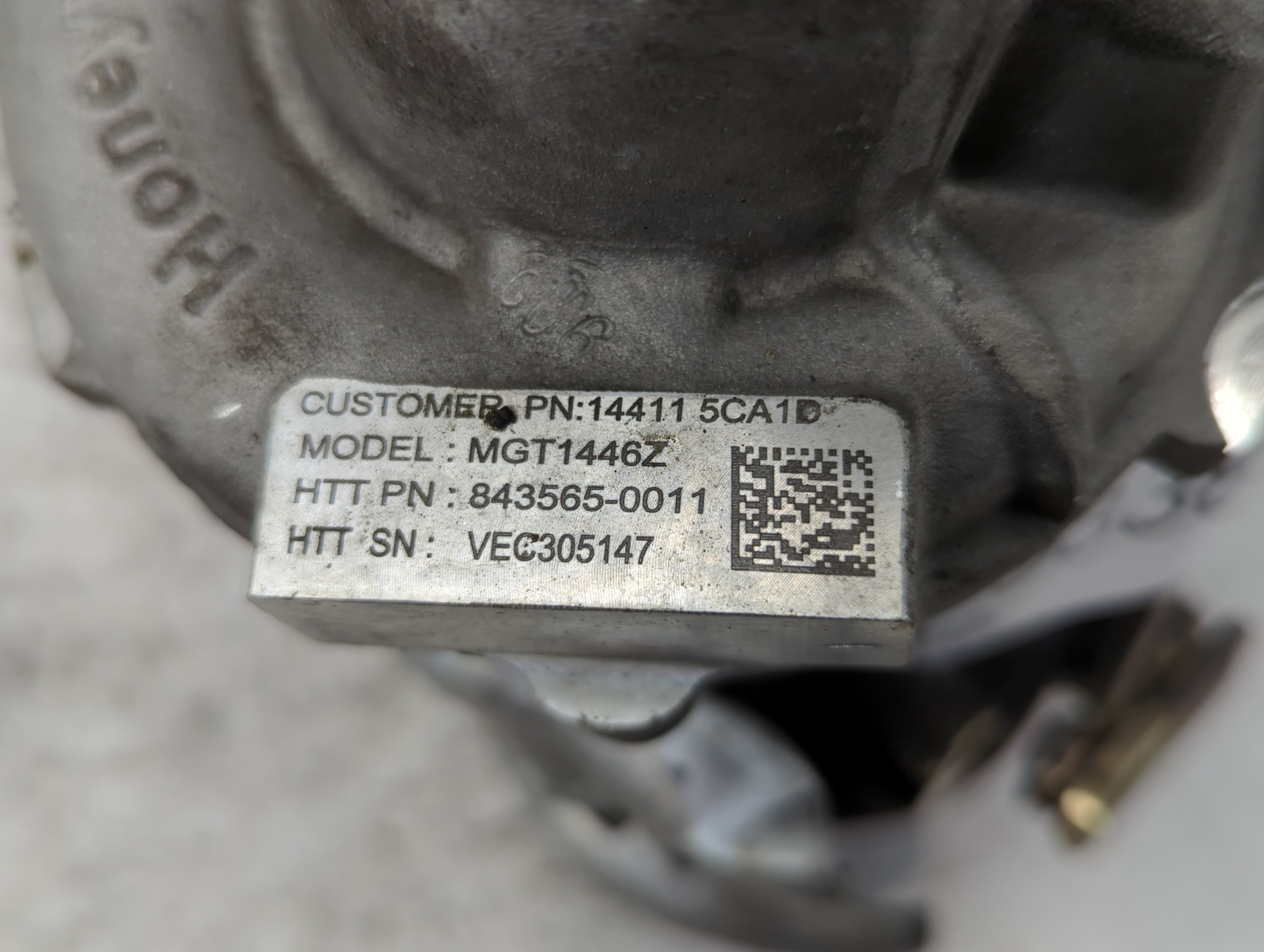 2016 Infiniti Q50 Turbocharger Turbo Charger Super Charger Supercharger - Oemusedautoparts1.com
