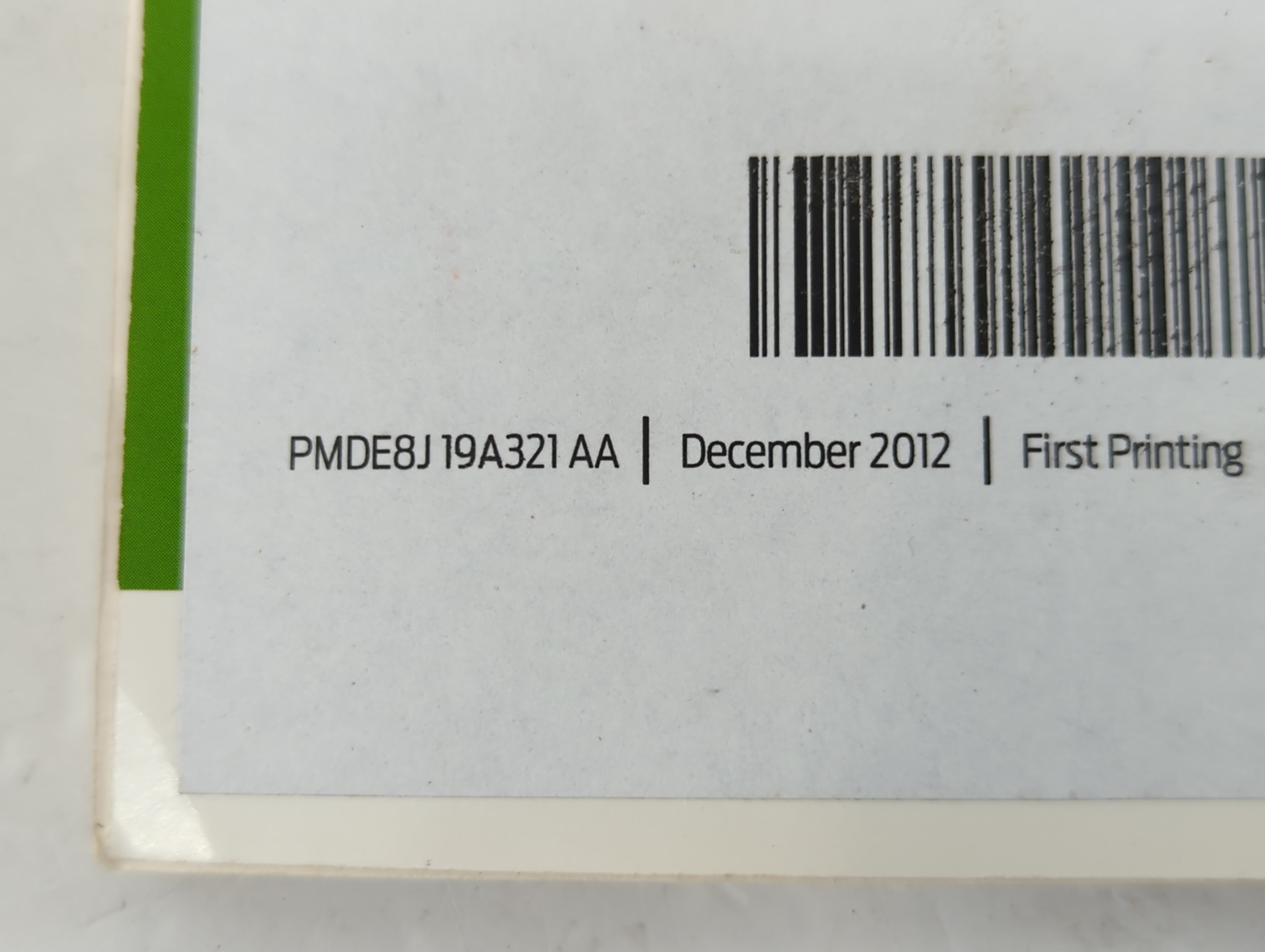 2013 Ford Fiesta Owners Manual Book Guide P/N:PMDE8J 19A321 AA OEM Used Auto Parts - Oemusedautoparts1.com
