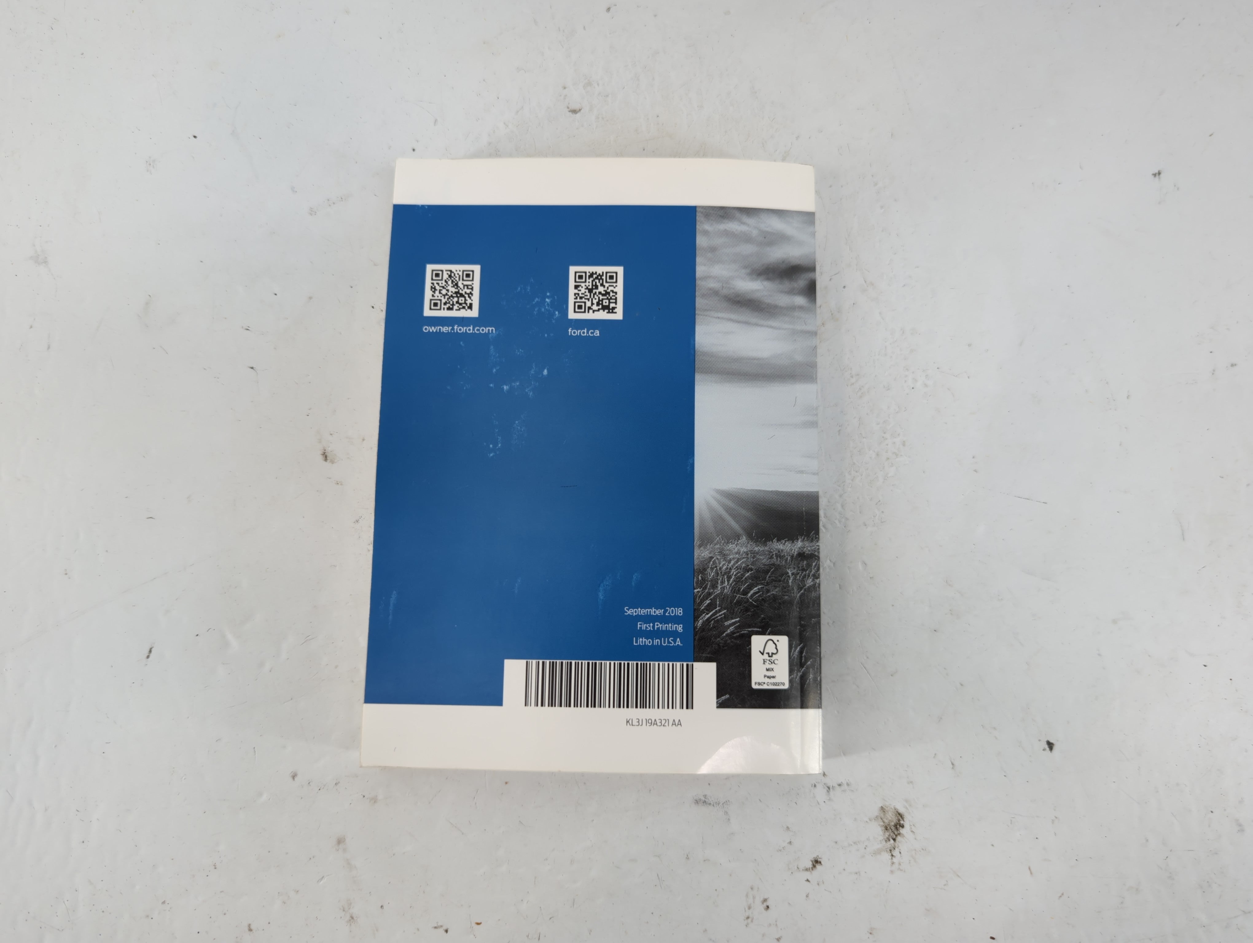 2019 Ford F-150 Owners Manual Book Guide P/N:KL3J 19A321 AA OEM Used Auto Parts - Oemusedautoparts1.com
