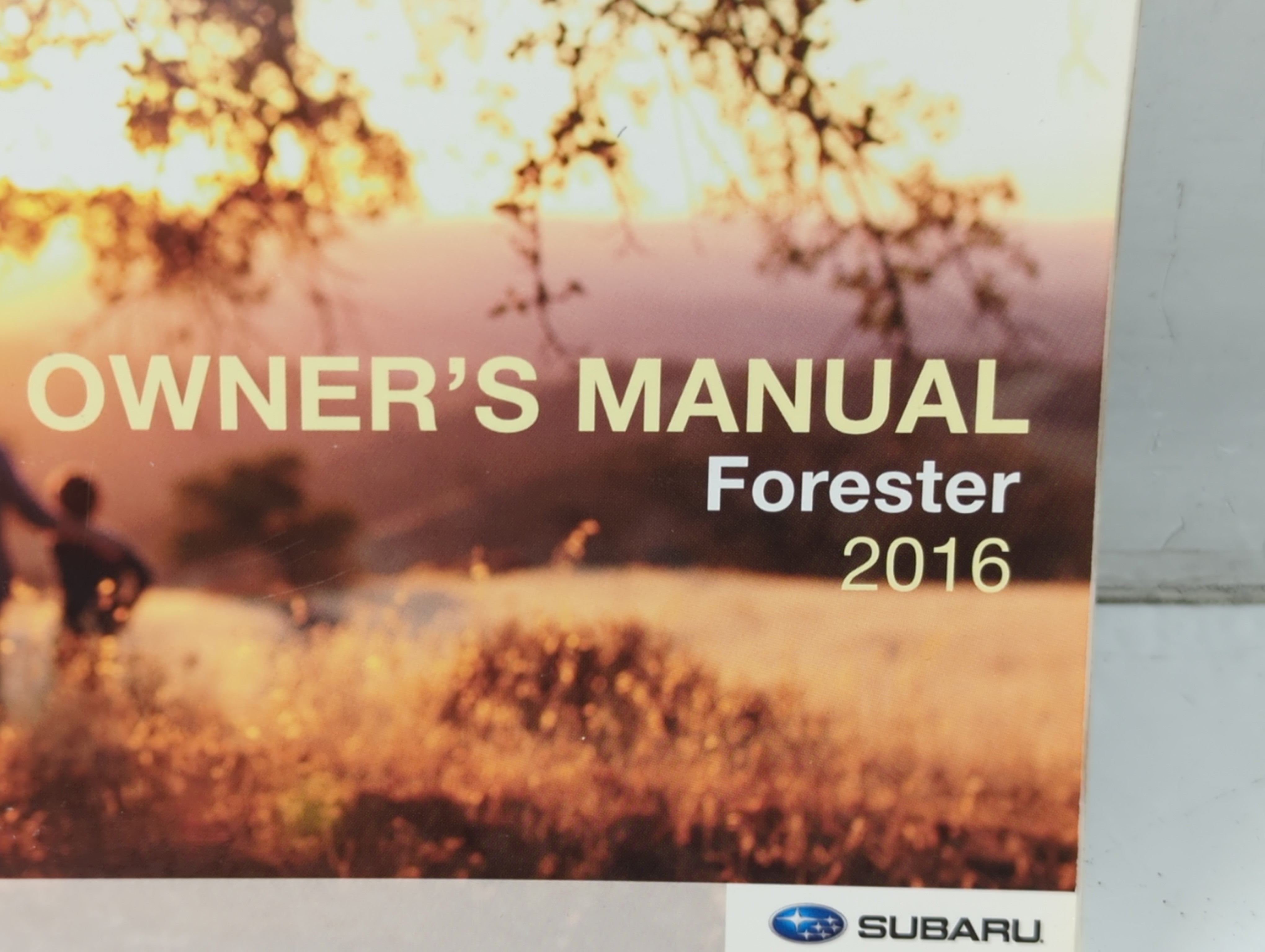 2016 Subaru Forester Owners Manual Book Guide P/N:MSA5M1602A A8210BE-A OEM Used Auto Parts - Oemusedautoparts1.com