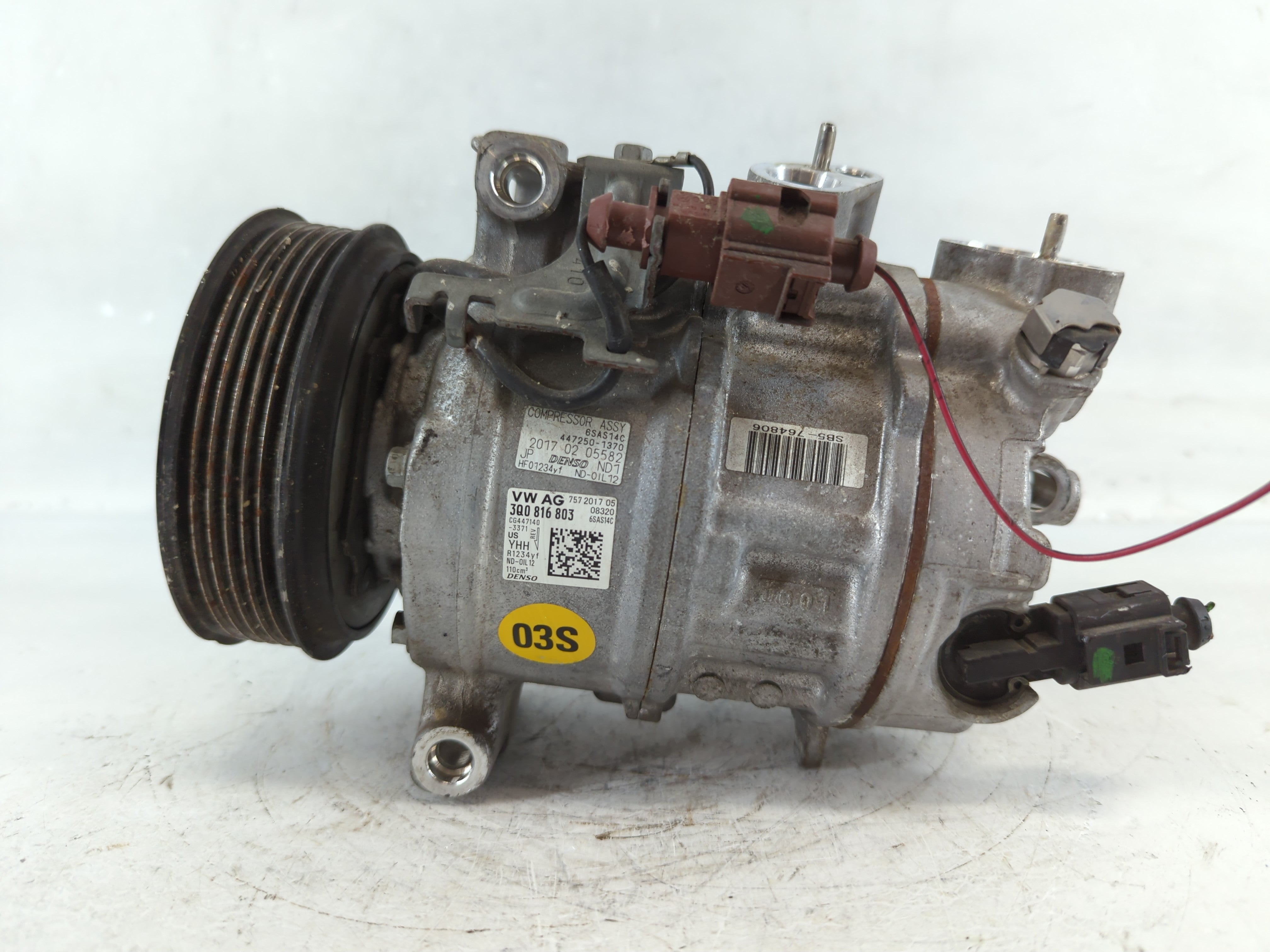2018-2019 Volkswagen Tiguan Air Conditioning A/c Ac Compressor Oem - Oemusedautoparts1.com