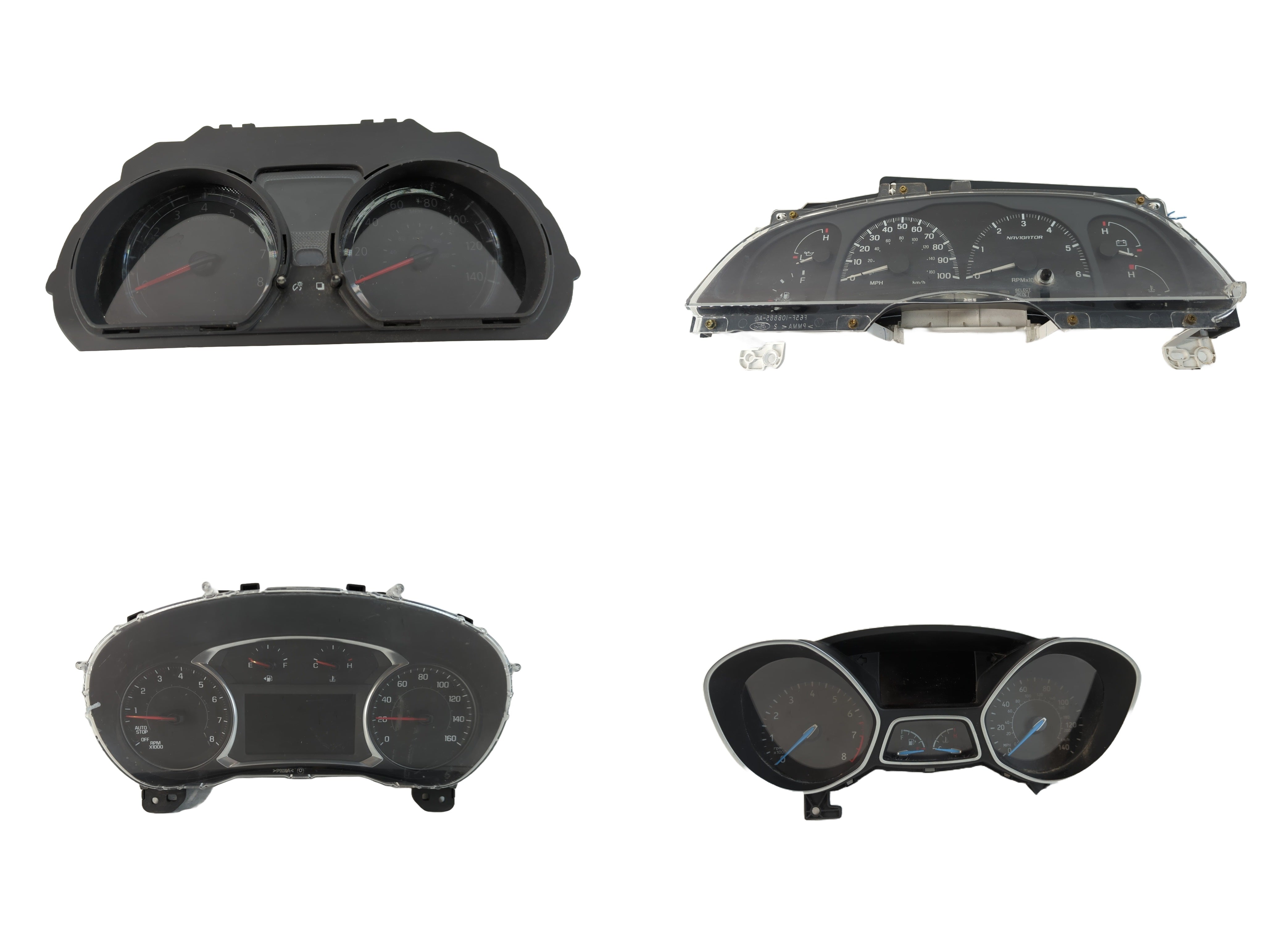 2005 Ford F-250 Super Duty Instrument Cluster Speedometer Gauges Fits OEM Used Auto Parts - Oemusedautoparts1.com